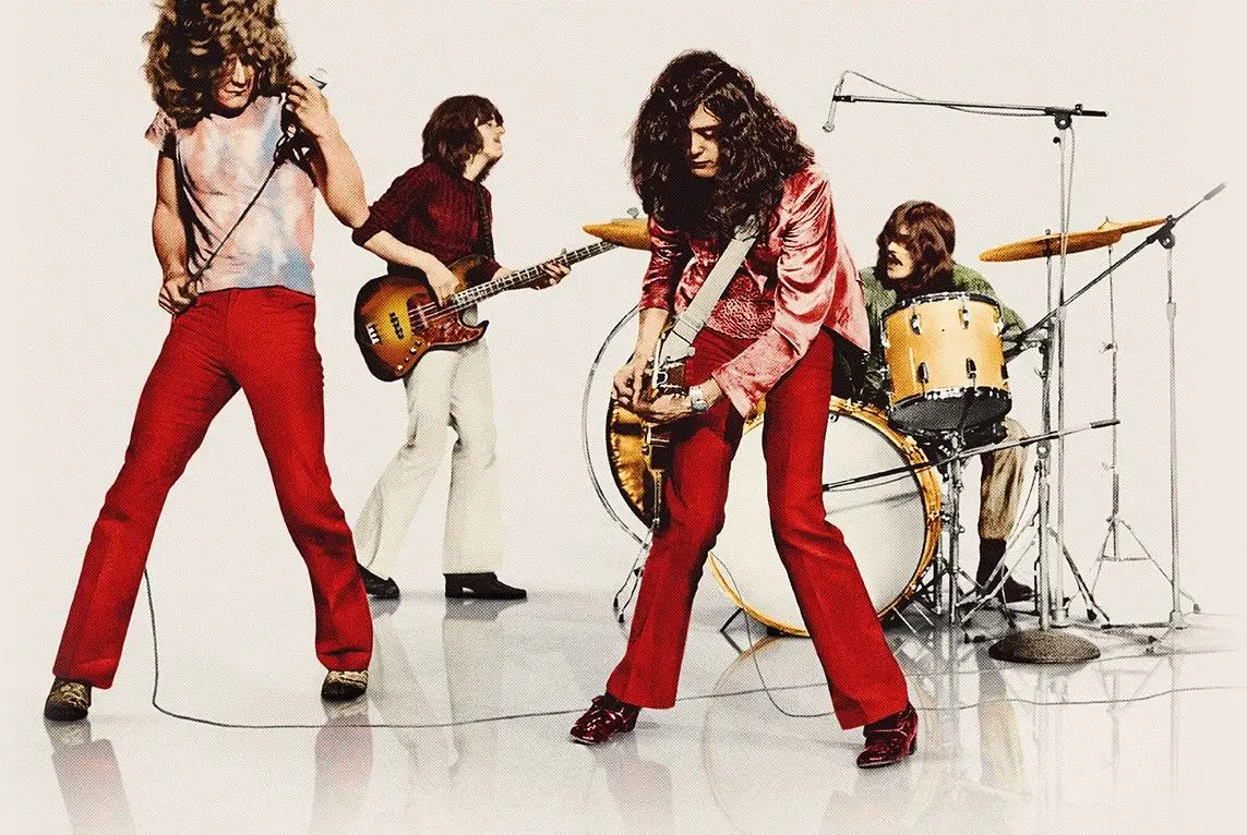 Pormenor do poster de "Becoming Led Zeppelin"