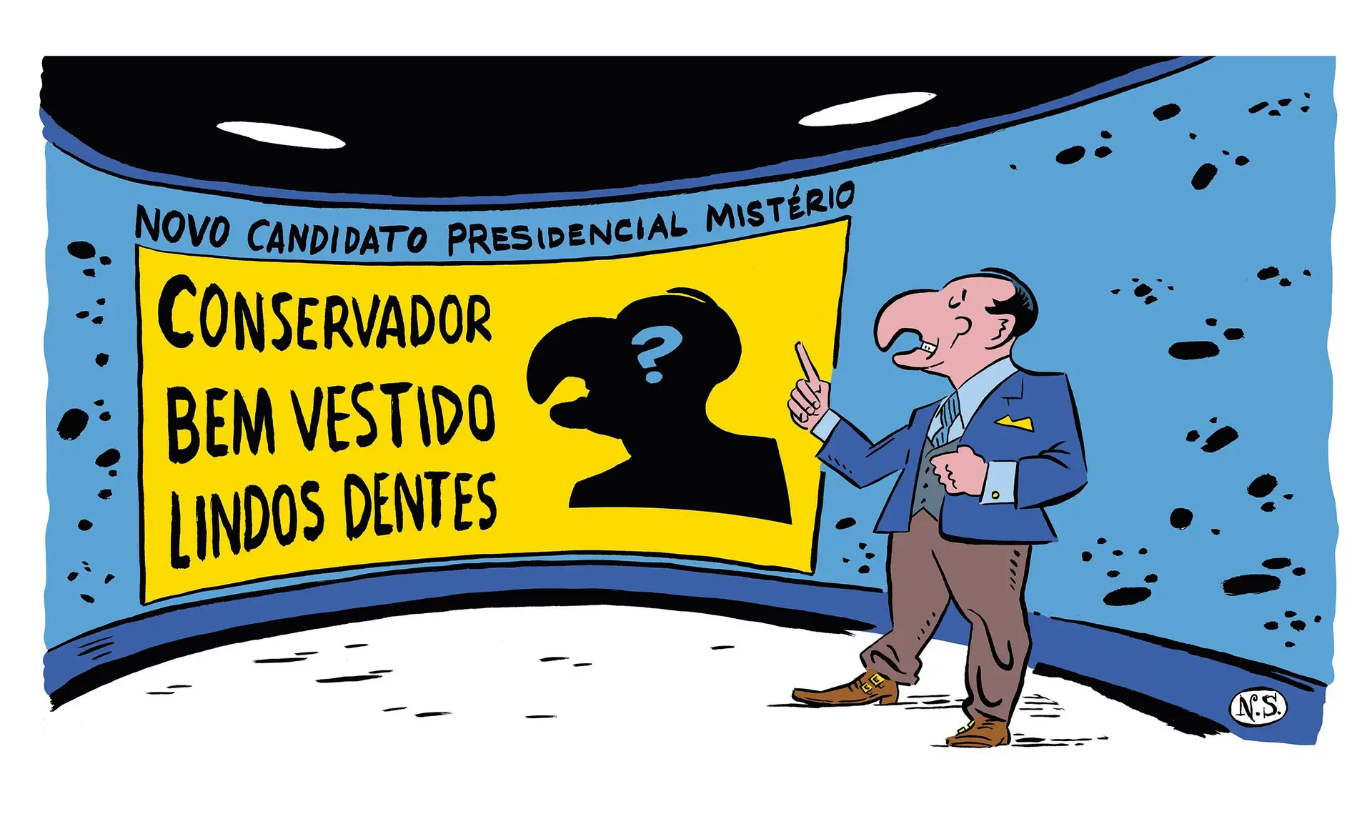Paulo Portas prevê Presidente bem-apessoado vindo do comentário Mas não diz se é Rui Santos, Cláudio Ramos ou Joana Amaral Dias