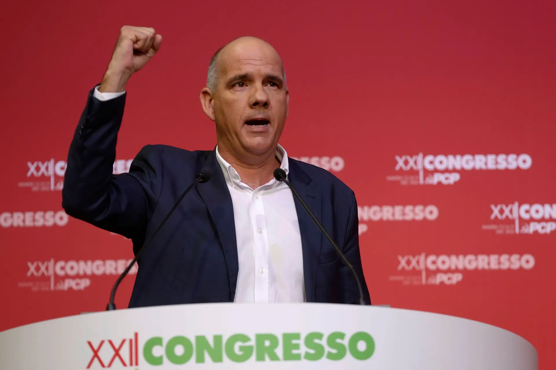 XXII Congresso do PCP 15-12-2024Paulo Raimundo, secretário-geral do Partido Comunista Português.