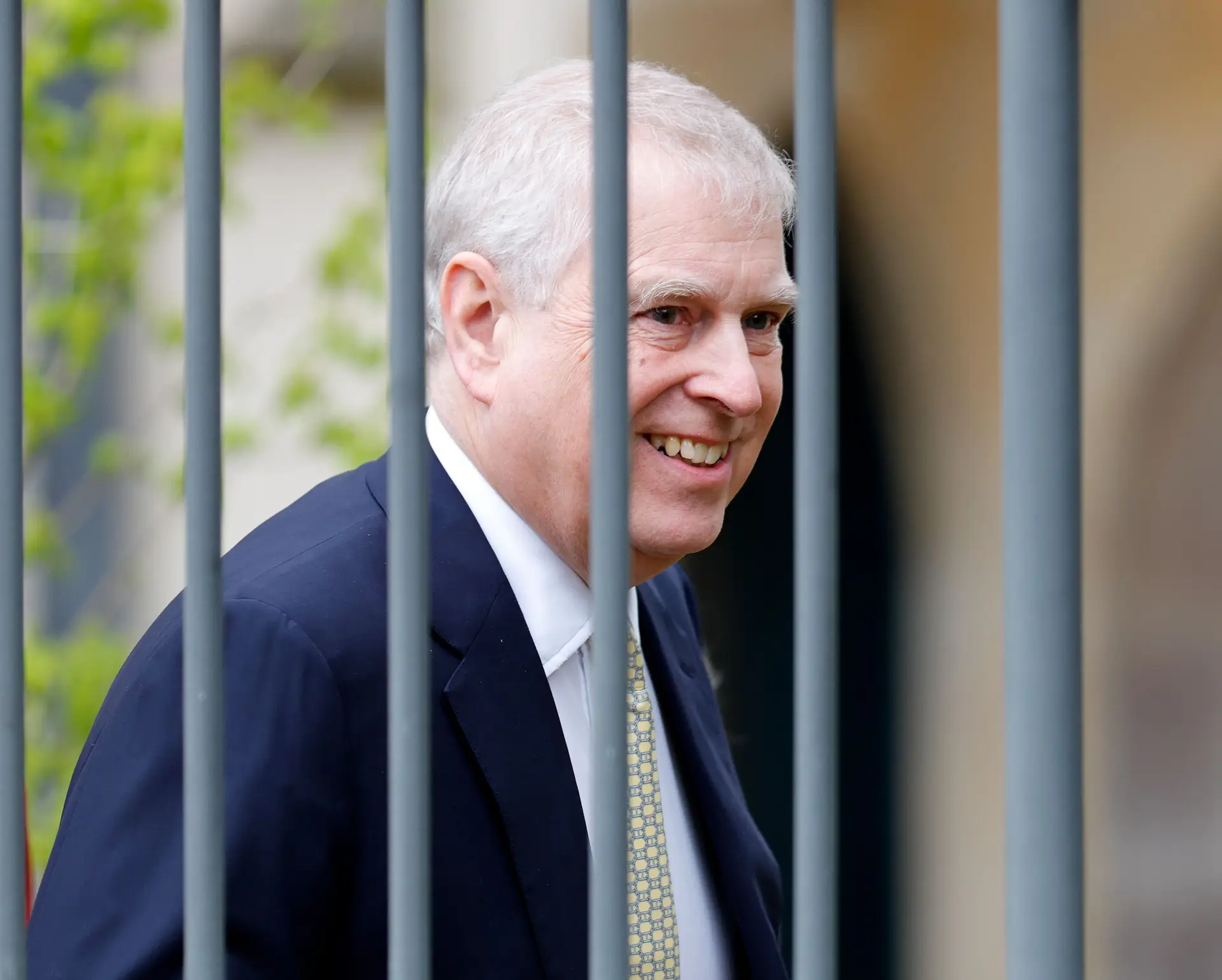 O príncipe André fotografado na missa da Páscoa, em Windsor; uma imagem que não se repetirá em Sandringham durante o Natal 