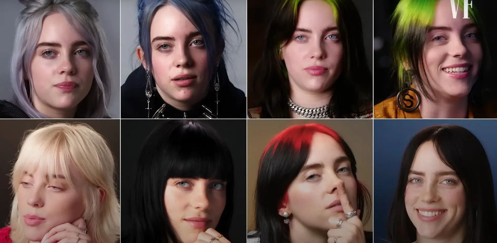 Pelo oitavo ano consecutivo, Billie Eilish respondeu às mesmas perguntas que a Vanity Fair lhe faz desde os 15 anos: veja o vídeo