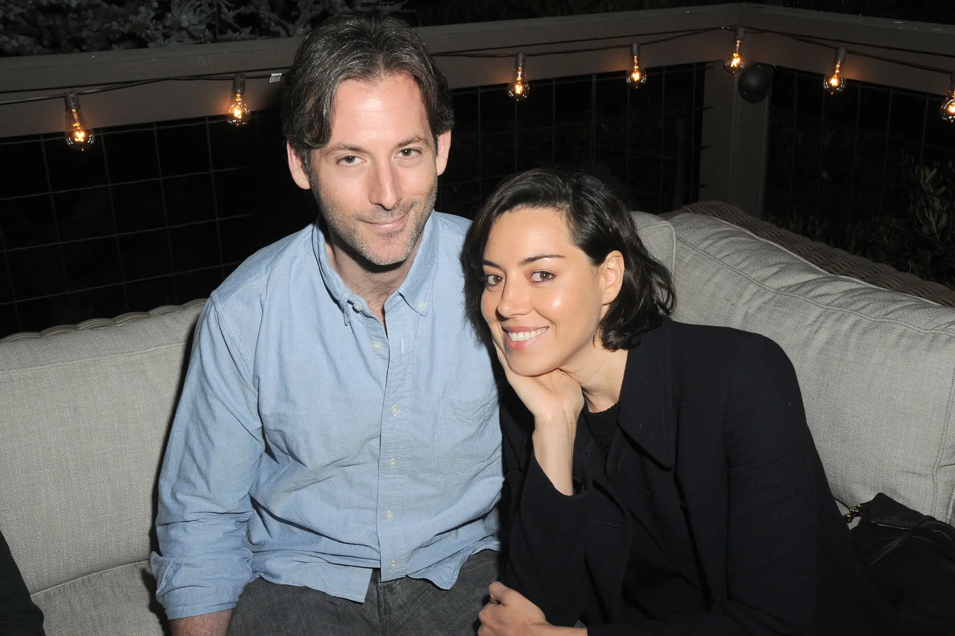Jeff Baena e Aubrey Plaza em 2016