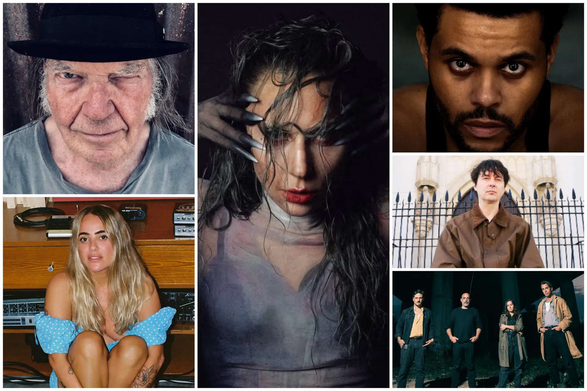 Neil Young, Lady Gaga, The Weeknd, Panda Bear, Linda Martini, Gisela João