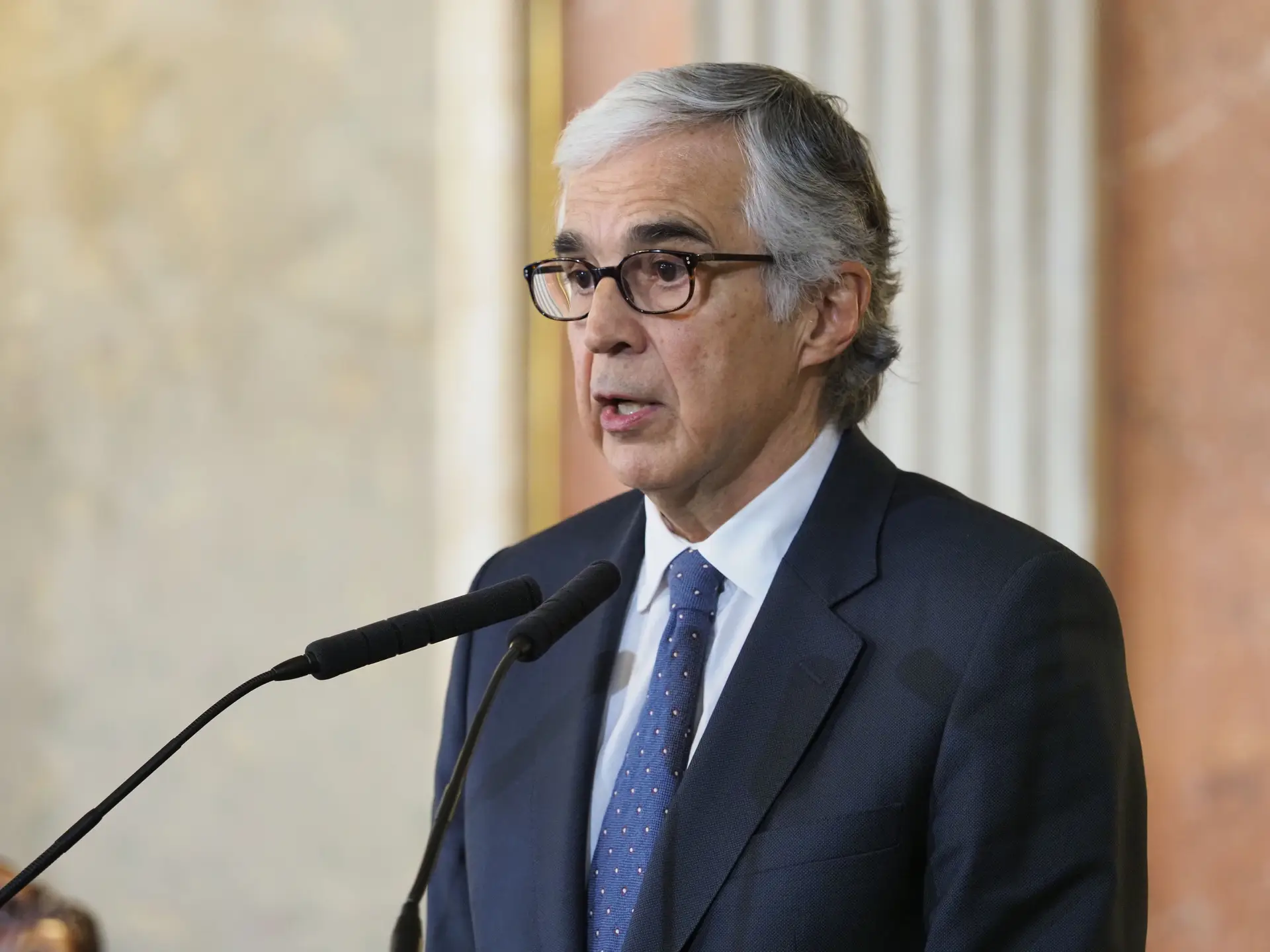 Abertura do novo ano judicial, no Supremo Tribunal de Justiça, com a presença de Marcelo Rebelo de Sousa, do Procurador Geral da República Amadeu Guerra, do Presidente do Supremo João Cura Mariano, da Ministra da Justiça Rita Júdice, da bastonária da Ordem dos Advogados Fernanda Pinheiro e o Presidente da AR, José Pedro Aguiar Branco