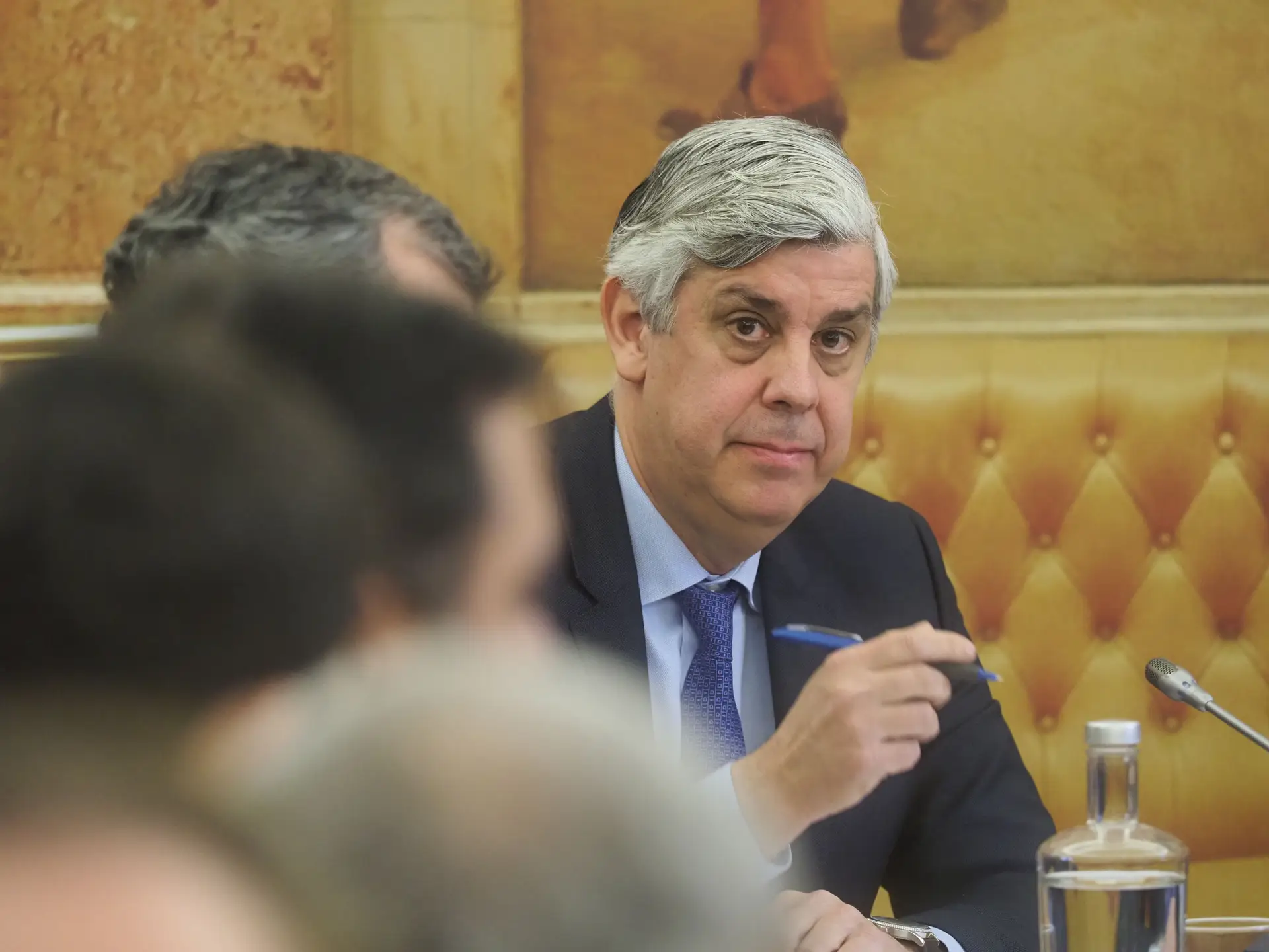 Mário Centeno, governador do Banco de Portugal, na audição na AR