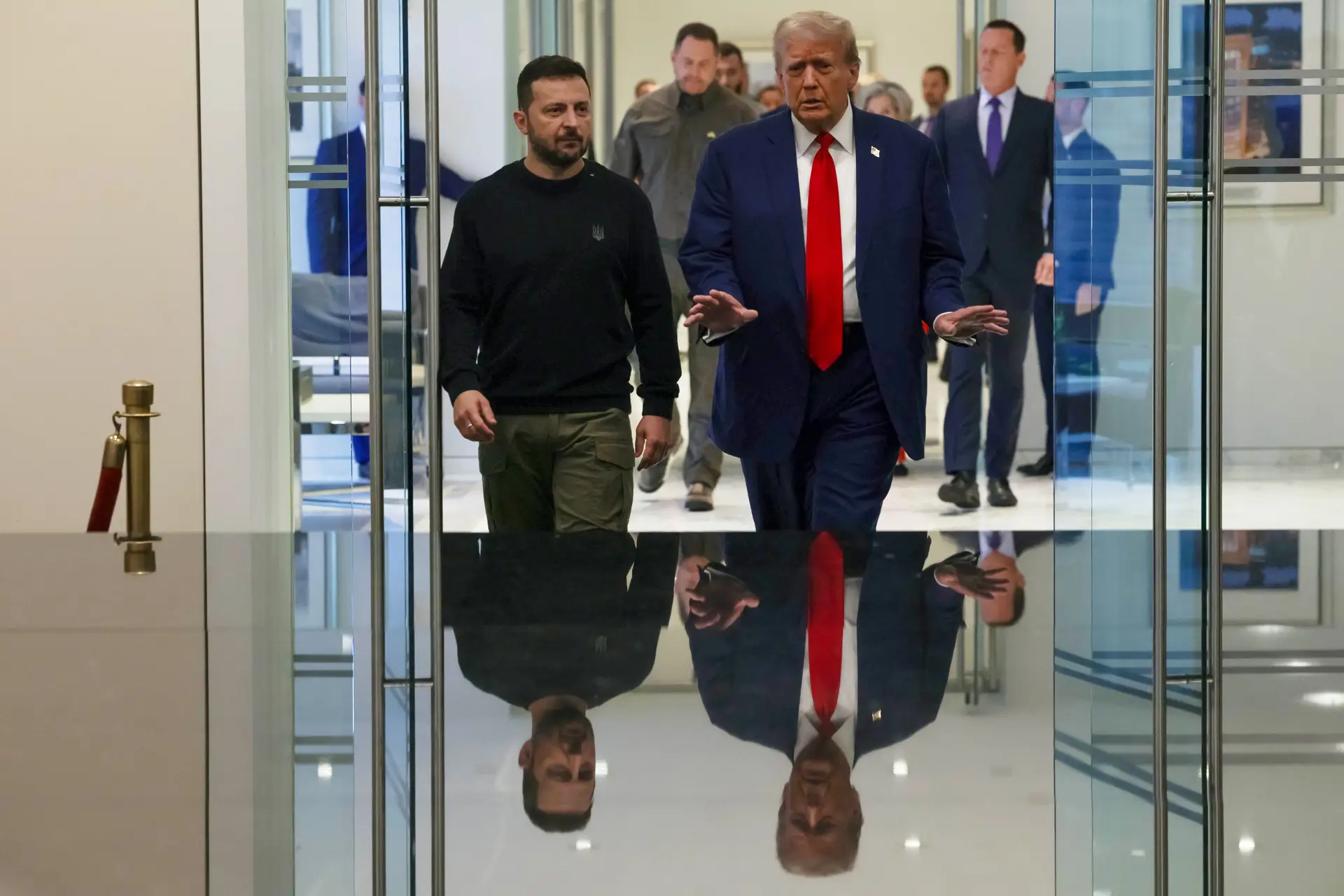 Zelensky e Trump reuniram-se em Nova Iorque, em setembro de 2024, por altura da Assembleia Geral da ONU