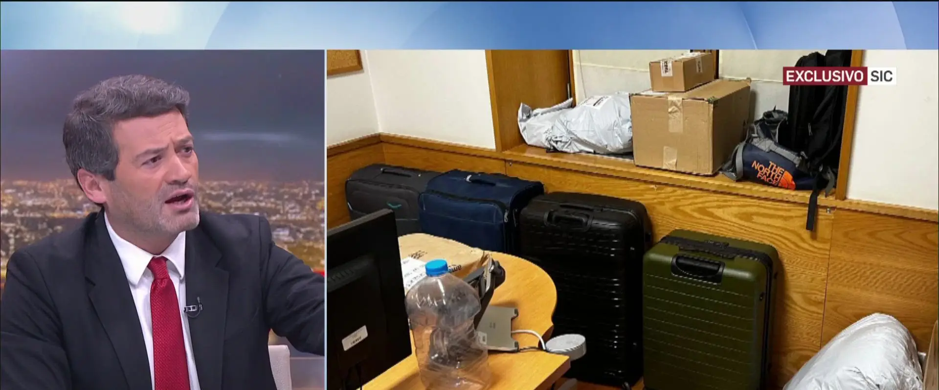 Caso Miguel Arruda: confrontado com as primeiras imagens das malas, André Ventura diz ter sido “completamente apanhado de surpresa”