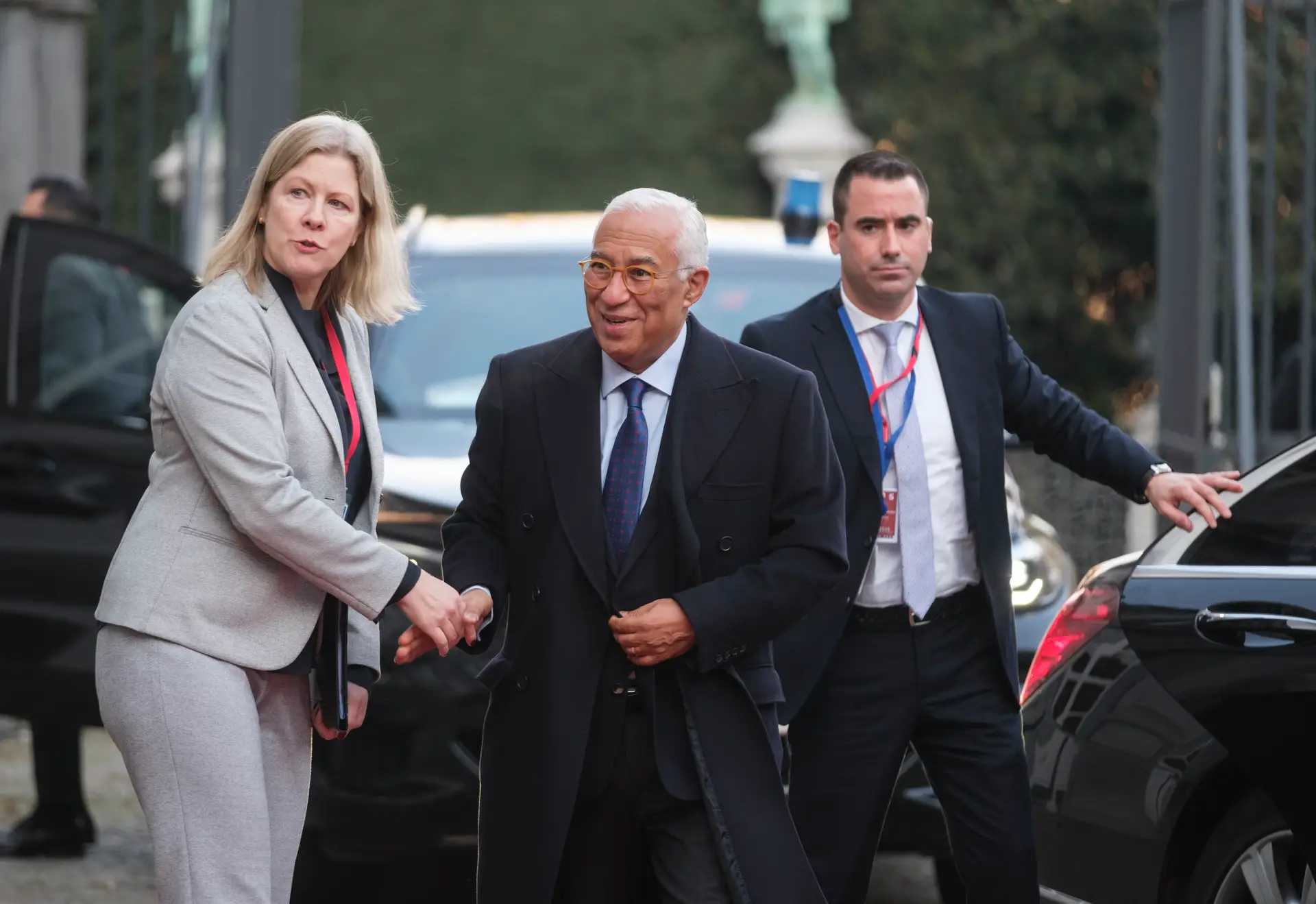 Costa recebeu os dirigentes dos 27 para um encontro informal no Palácio Egmont, sede do Conselho Europeu em Bruxelas