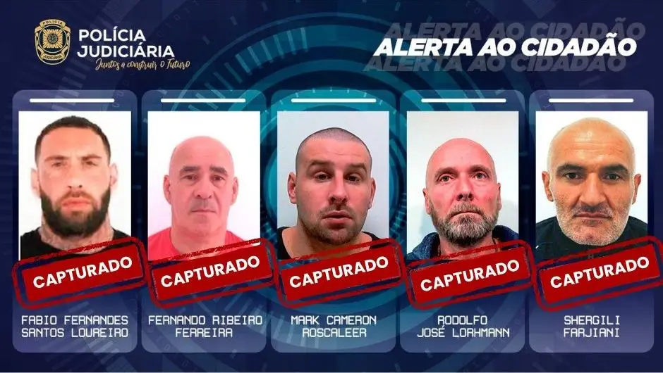 Fuga de Vale de Judeus: PJ foi surpreendida com a detenção em conjunto dos dois últimos fugitivos, “a cereja em cima do bolo”