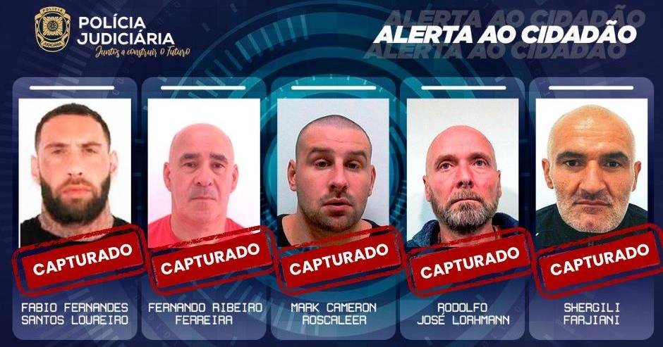 Fuga de Vale de Judeus: PJ foi surpreendida com a detenção em conjunto dos dois últimos fugitivos, "a cereja em cima do bolo"