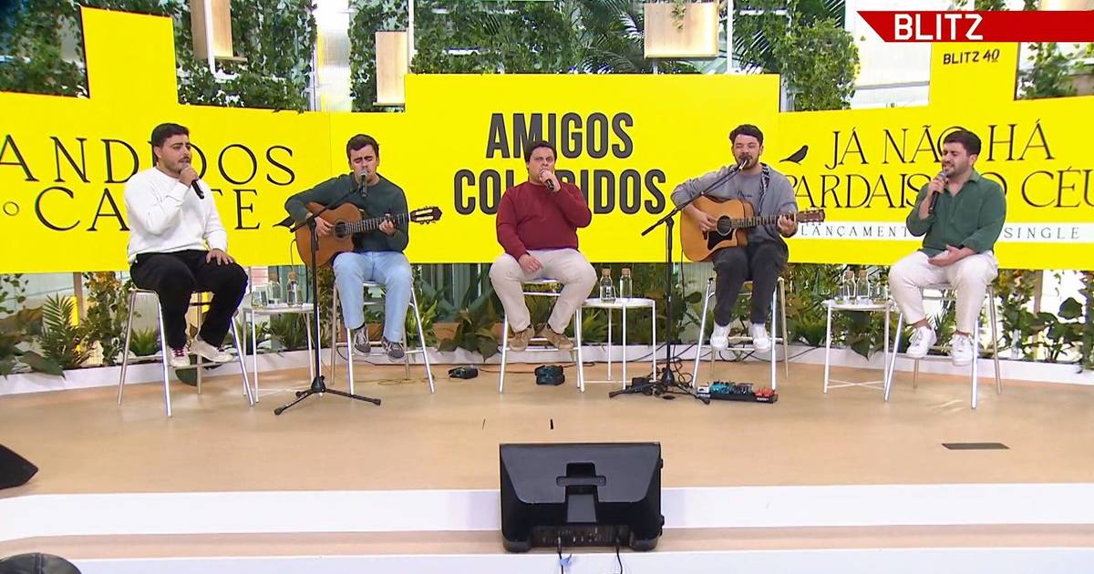 Ao vivo na BLITZ: Bandidos do Cante cantam ‘Amigos Coloridos’ em exclusivo