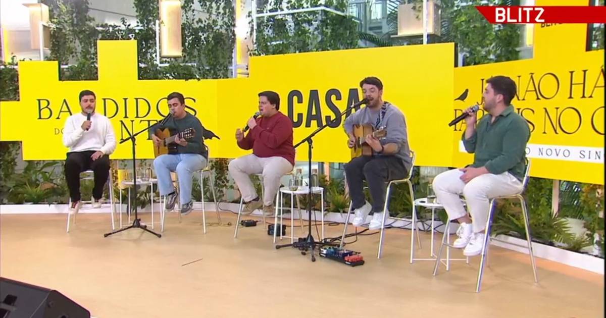 Bandidos do Cante ao vivo na BLITZ, a atuação completa: “Começámos no cante alentejano em criança, inspirados pelos nossos antepassados”