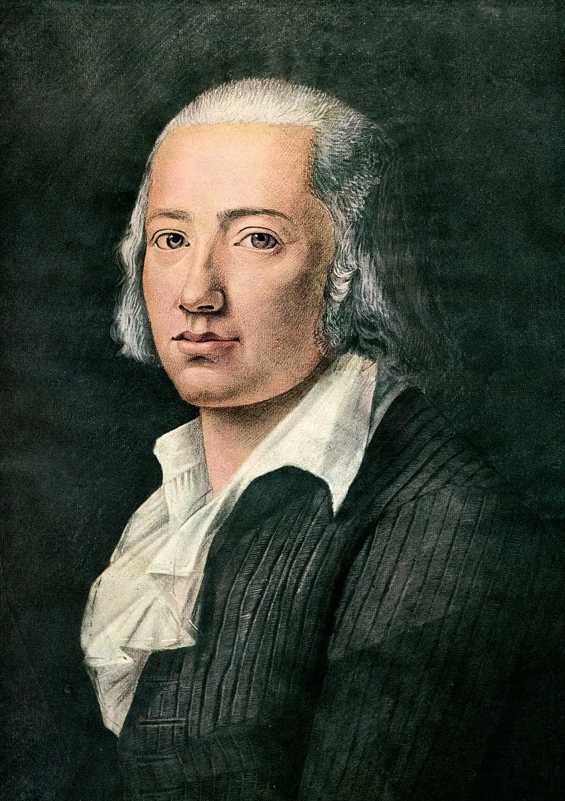 Friedrich Hölderlin, aqui retratado, conheceu Susette Gontard em 1796