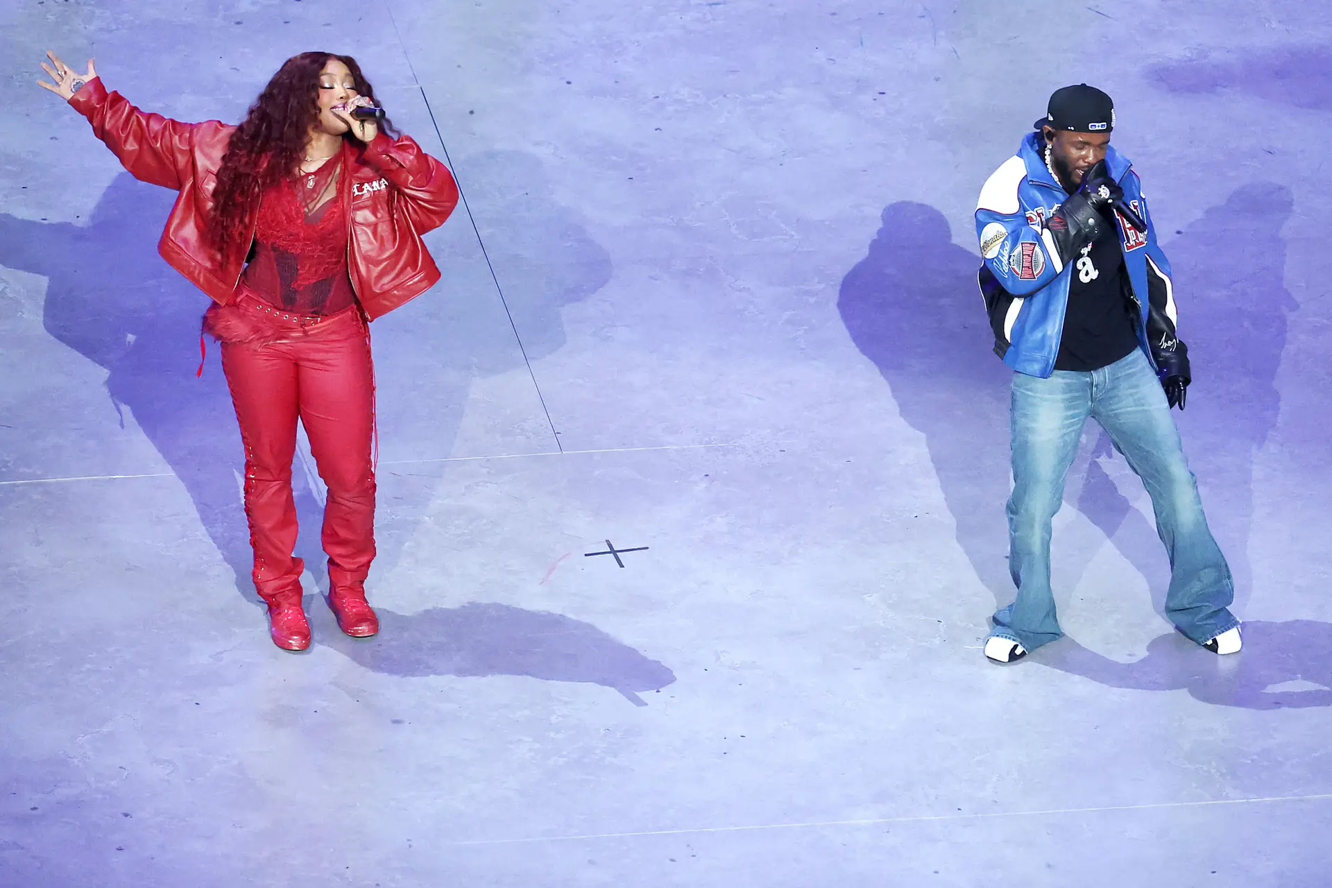 Kendrick Lamar e SZA no Estádio do Restelo em julho