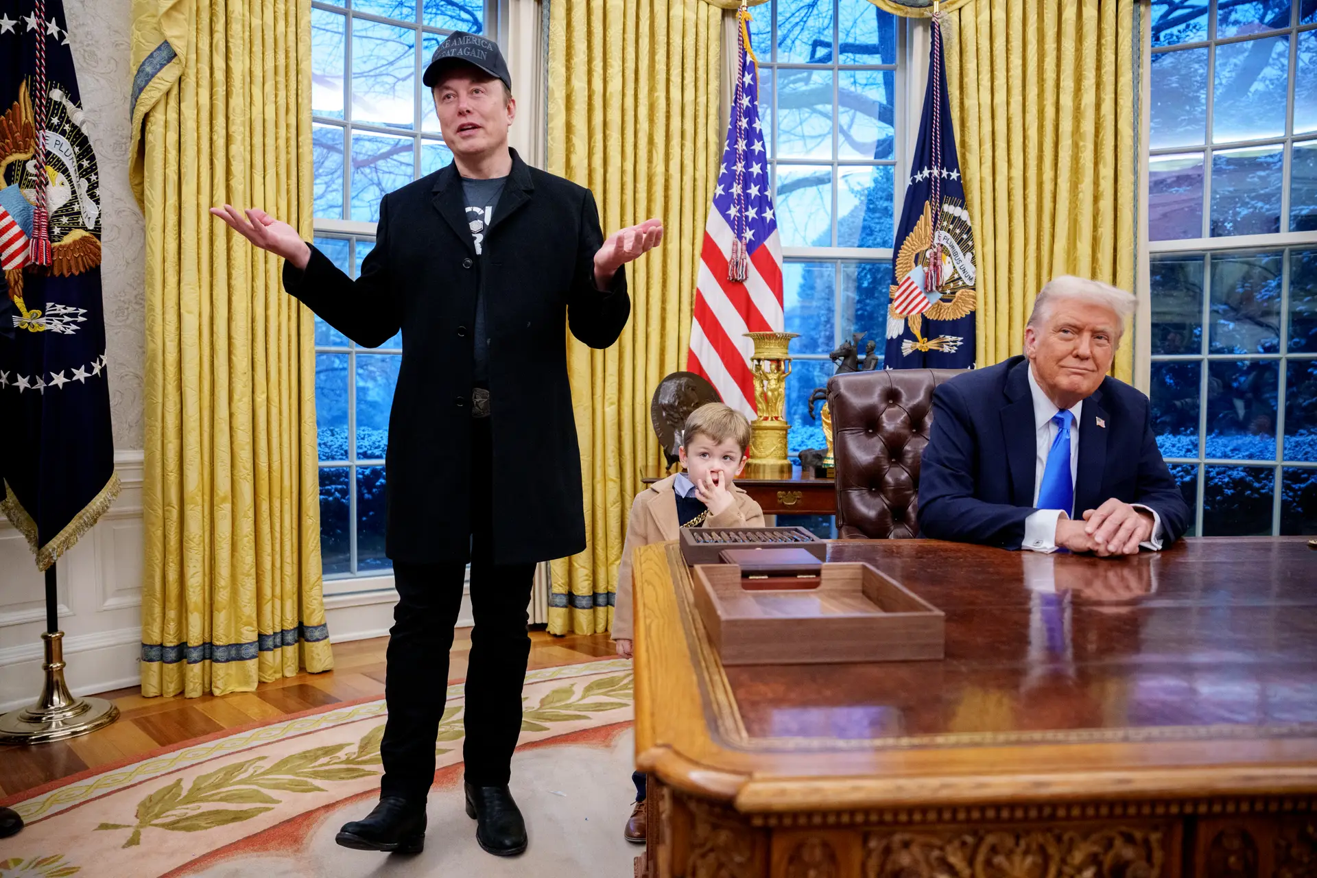 Elon Musk, Lil X e Donald Trump