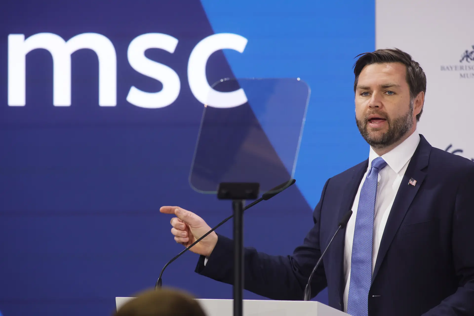 JD Vance na Conferência de Segurança de Munique