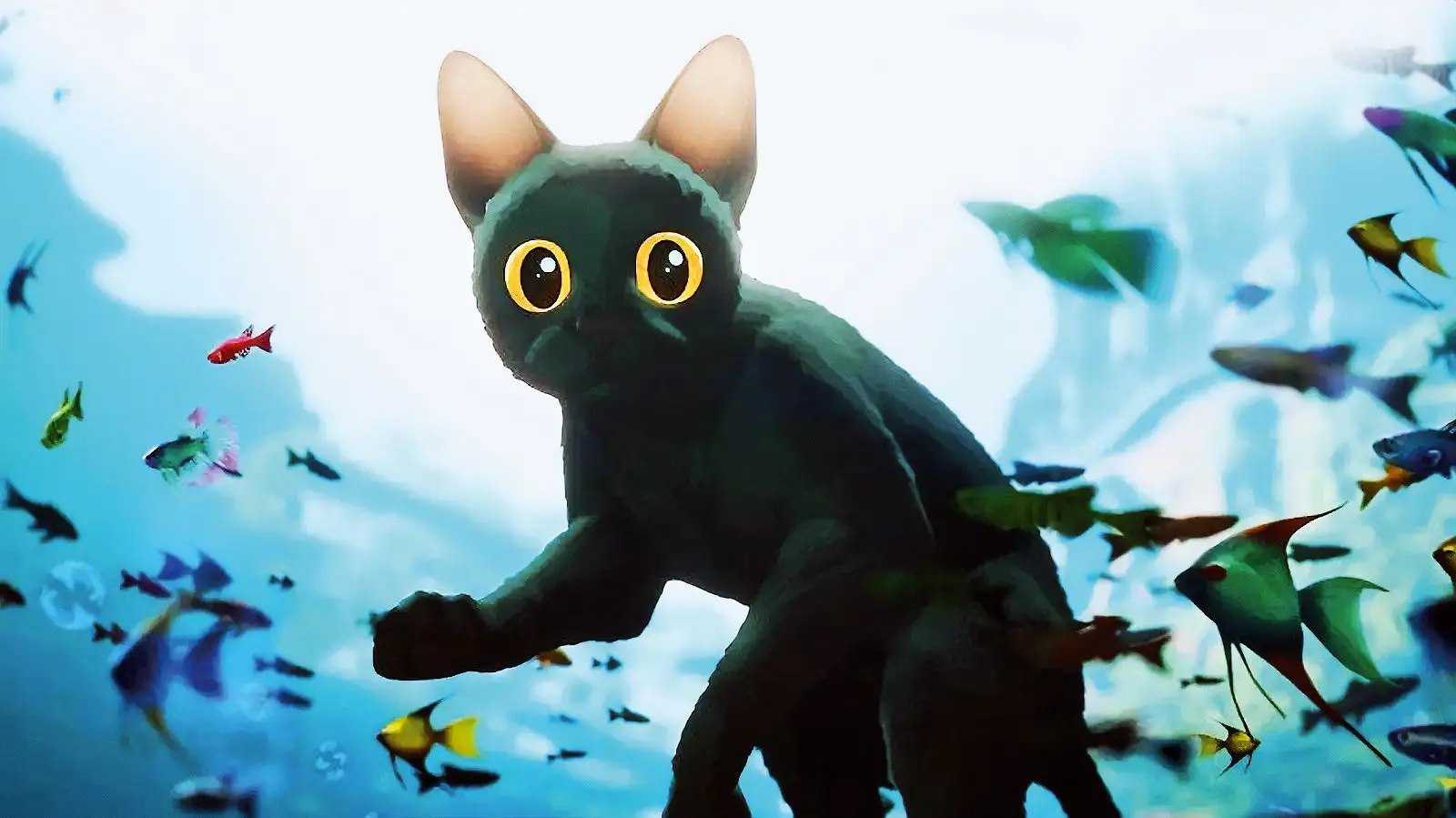 Em “Flow”, um gato preto é levado num barco à deriva e acaba por acolher outros animais na sua deriva