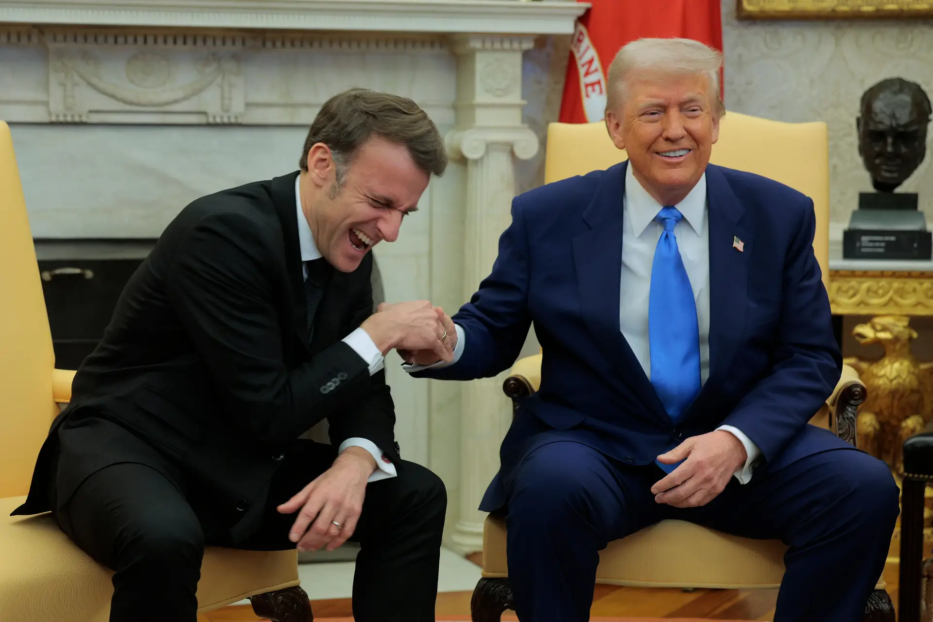 Emmanuel Macron e Donald Trump