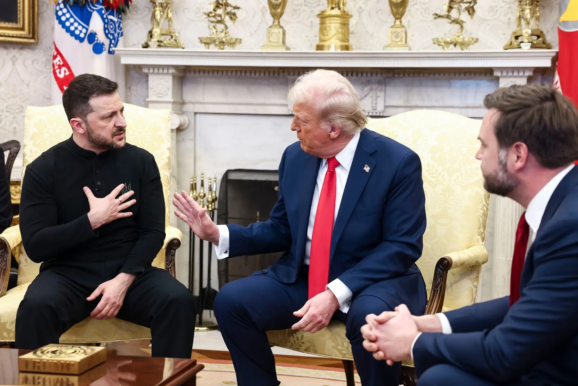 Encontro entre Trump e Zelensky termina em gritaria