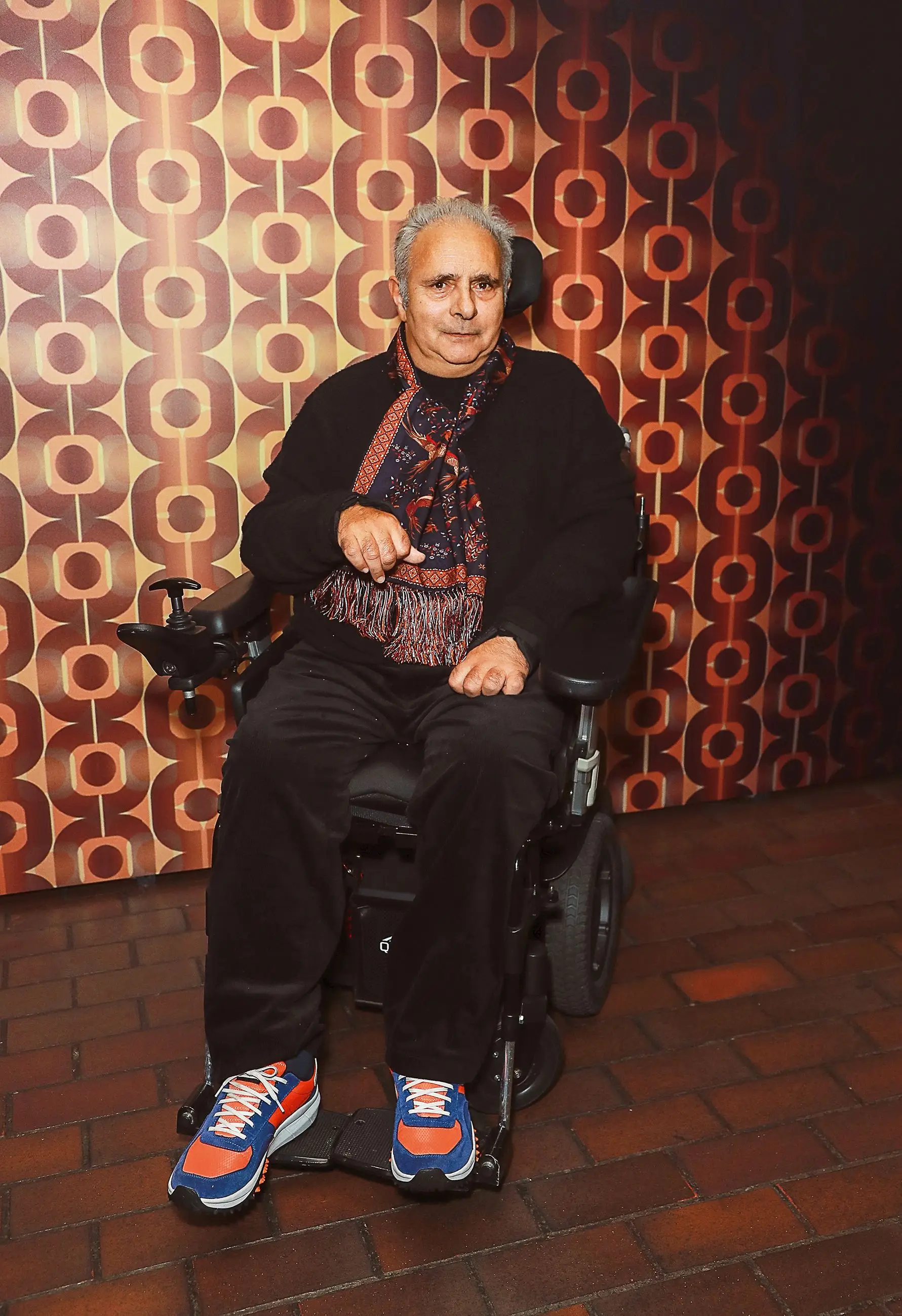 Hanif Kureishi fotografado em outubro passado no Barbican Centre, em Londres, por ocasião do relançamento do seu primeiro romance,  “O Buda dos Subúrbios”