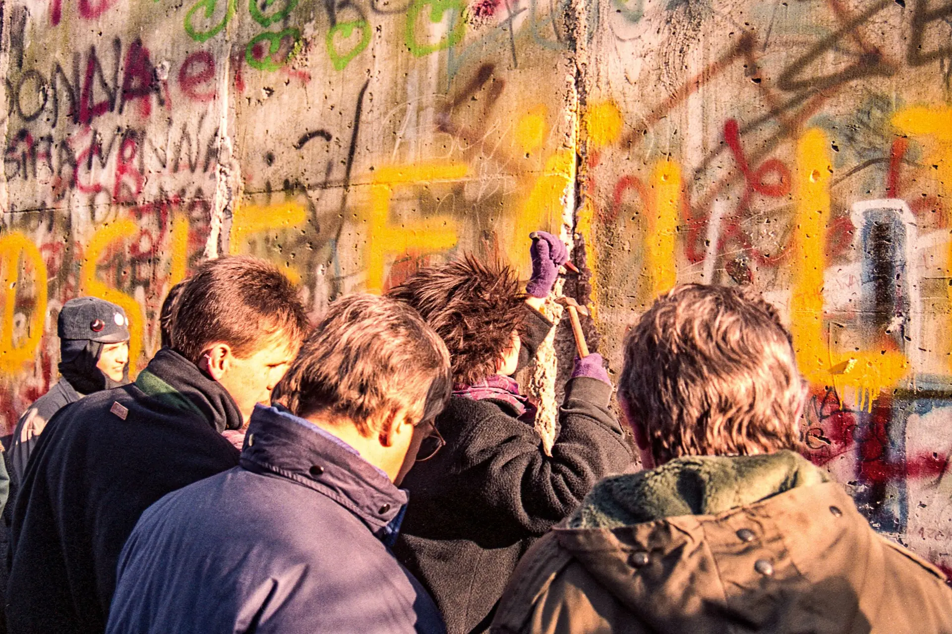 Queda do Muro de Berlin, a 12 de novembro de 1989