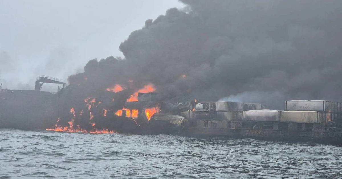 Colisão com petroleiro no Mar do Norte: há um tripulante do cargueiro português dado como desaparecido