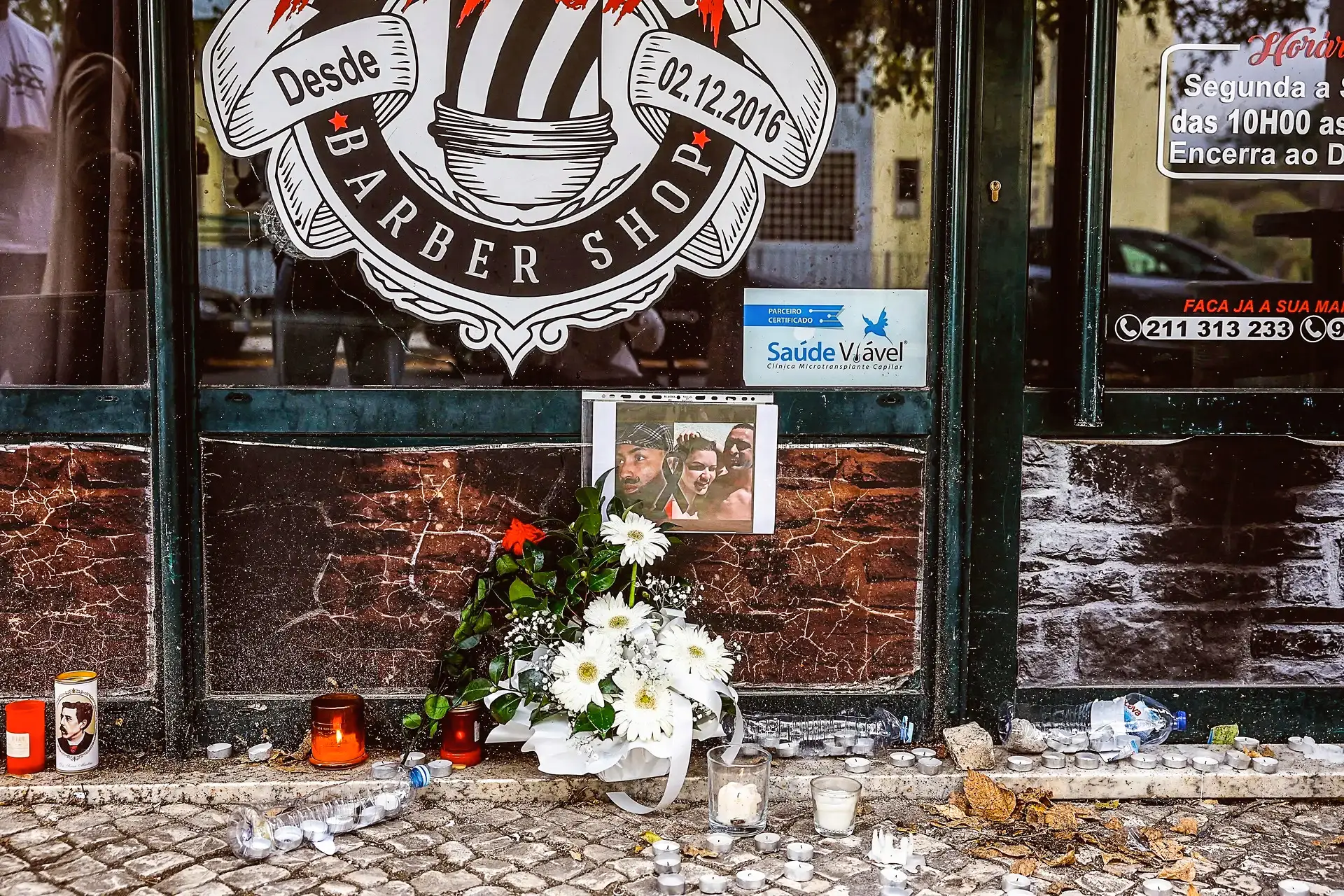A barbearia Granda Pente foi palco do triplo homicídio