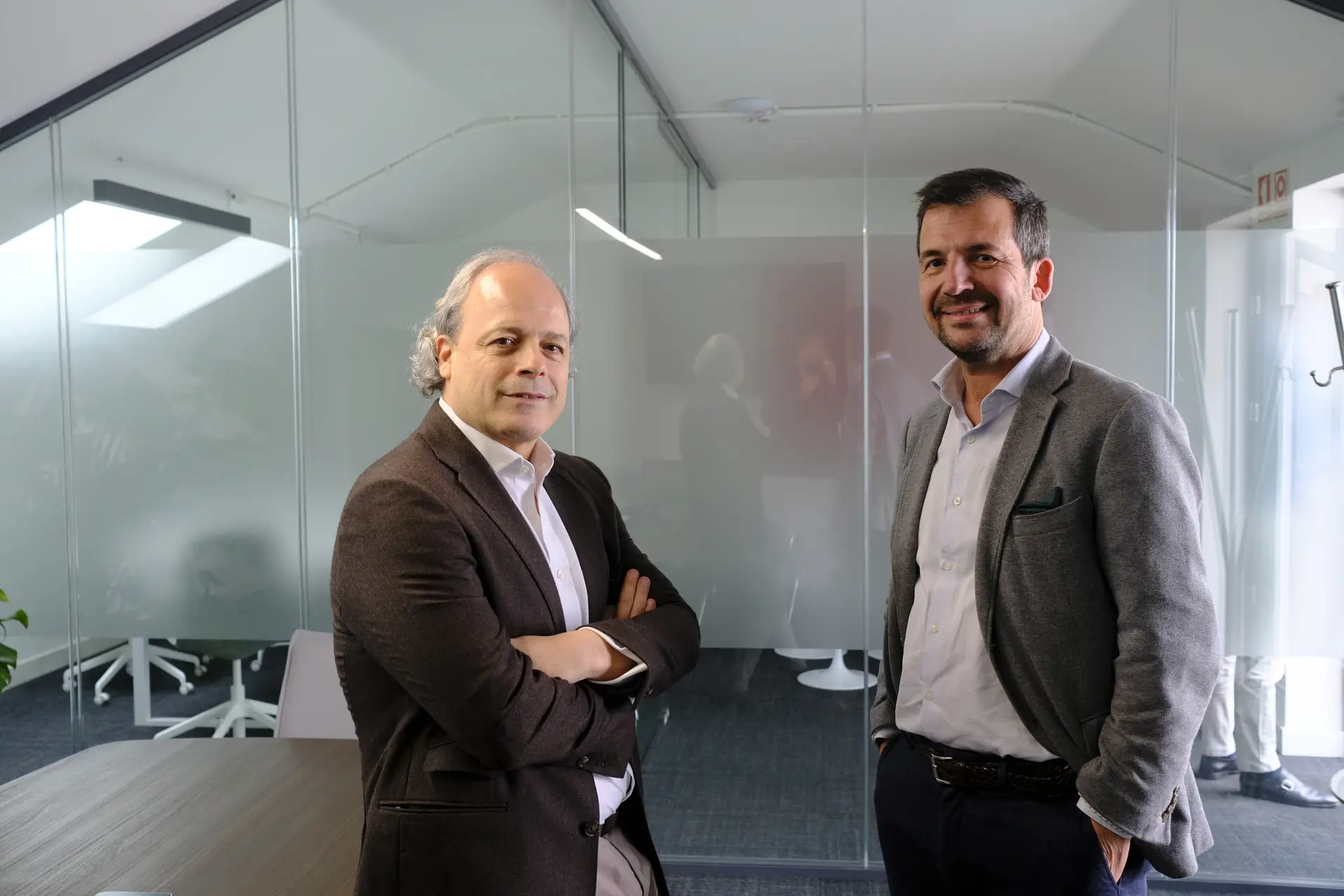 Tiago Sousa (à direita) e Diego Ortega, CEO e presidente da Sparkwave Energy