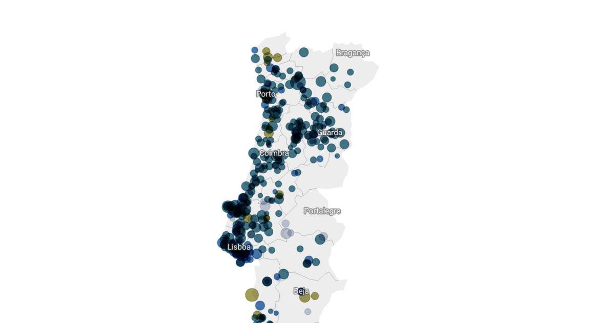 Mau tempo: o mapa para ver a localização das ocorrências em tempo real