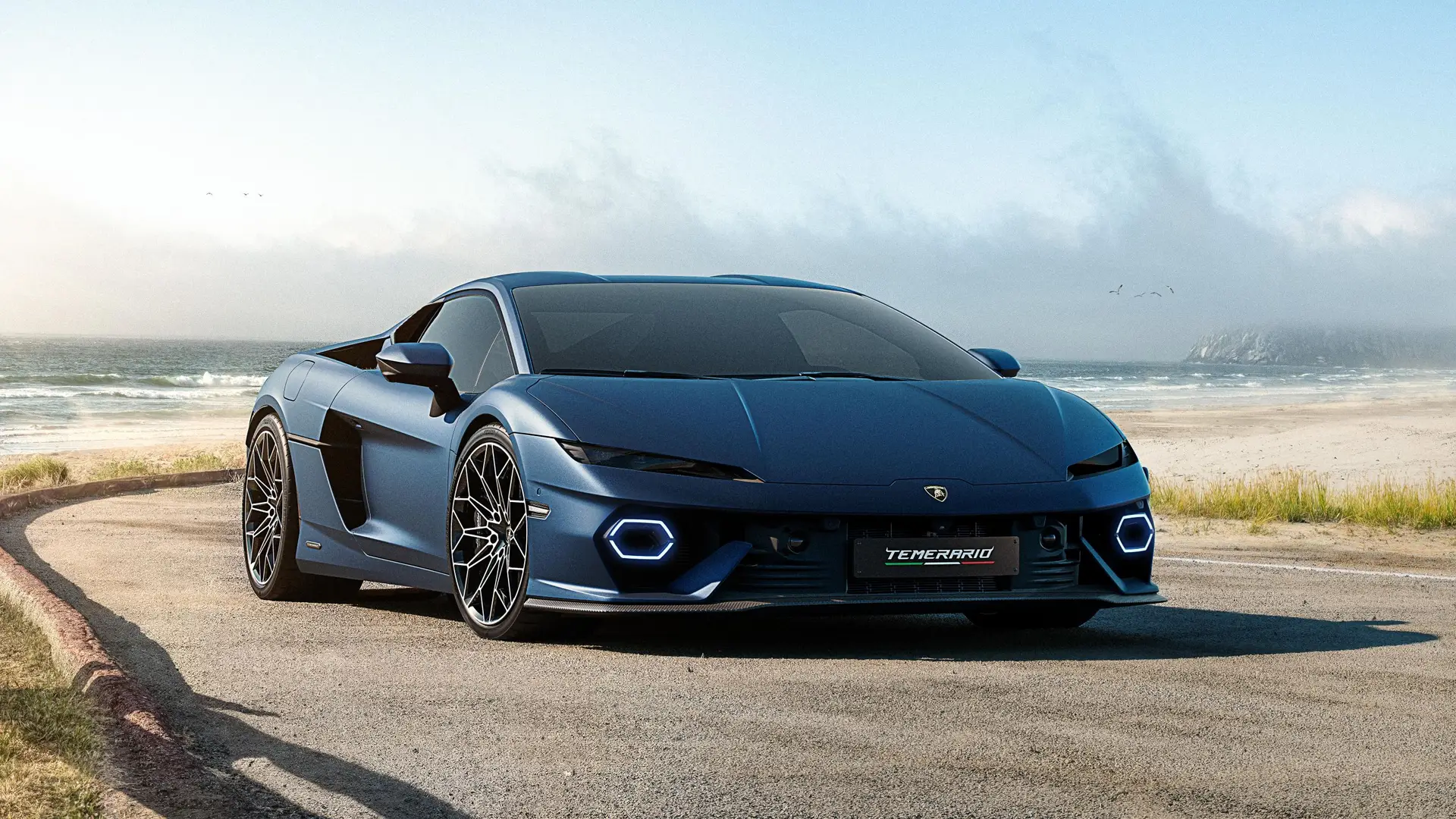 Lamborghini Temerario híbrido chega a Portugal em dia de tempestade