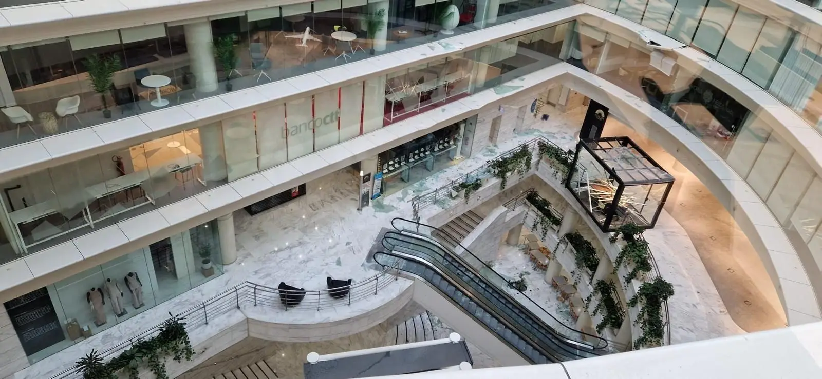 Centro comercial Atrium Saldanha, em Lisboa