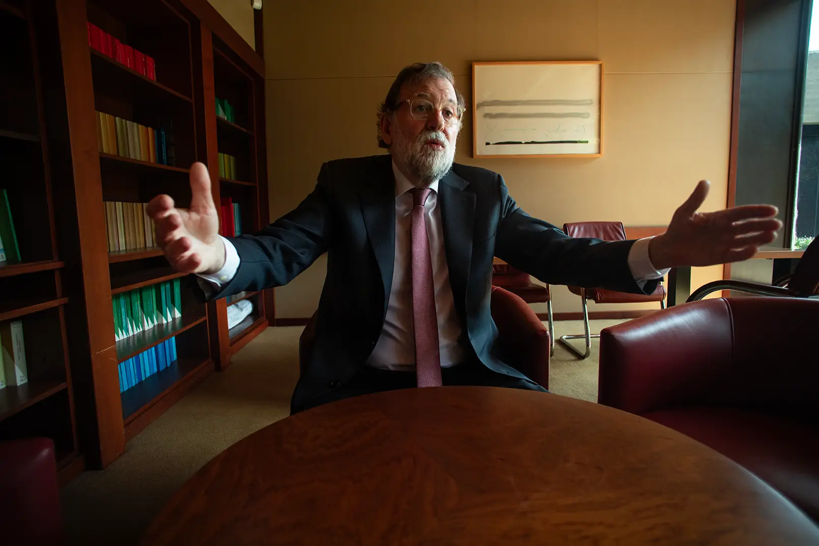 Mariano Rajoy, antigo primeiro-ministro de Espanha, no Foro La Toja — Vínculo Atlântico, em Lisboa