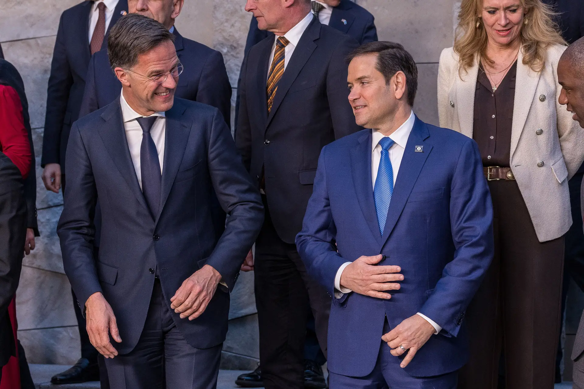 Mark Rutte e Marco Rubio