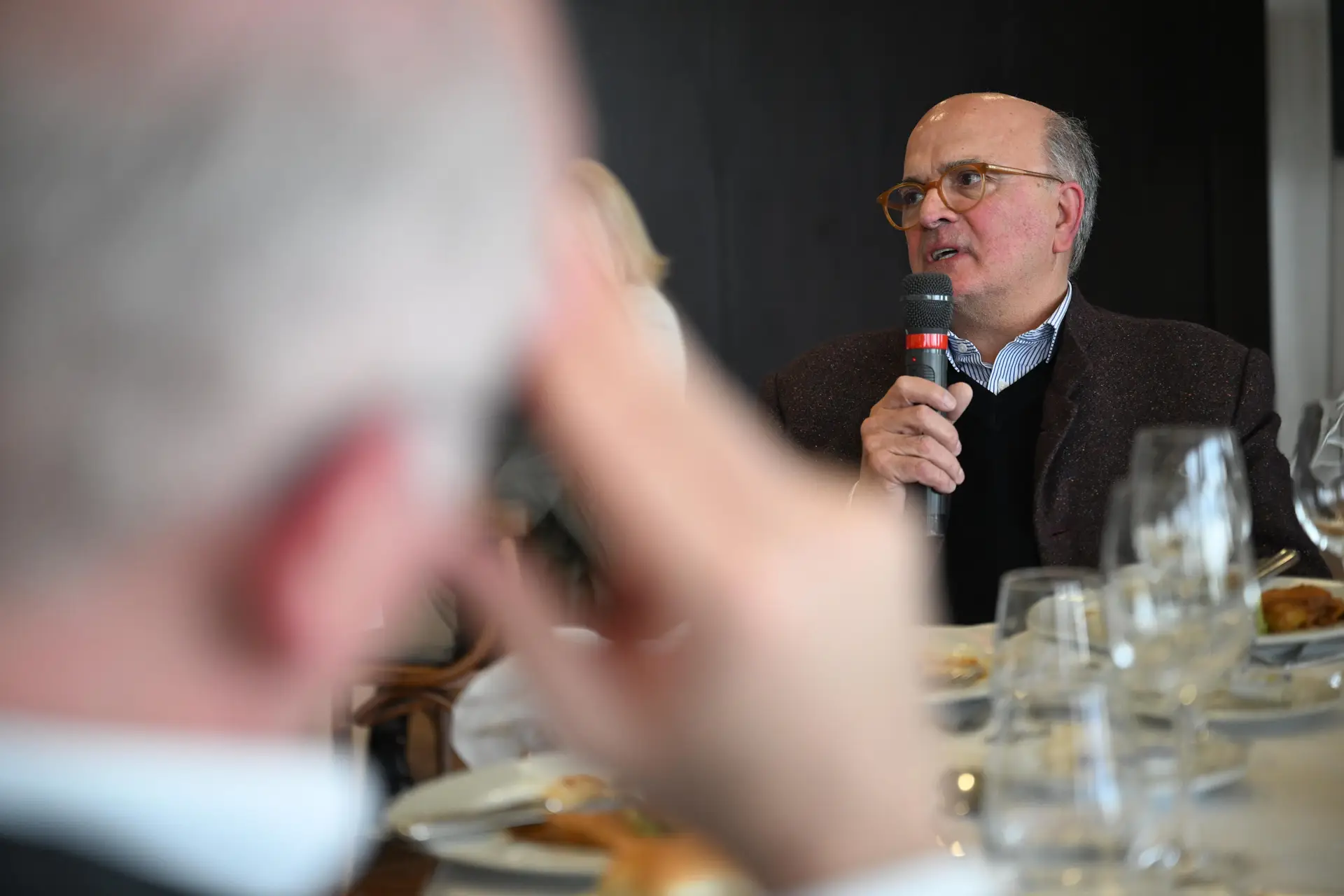Duarte Parente, administrador da Metaloviana, foi um dos empresários presentes no almoço de hoje, em Viana do Castelo