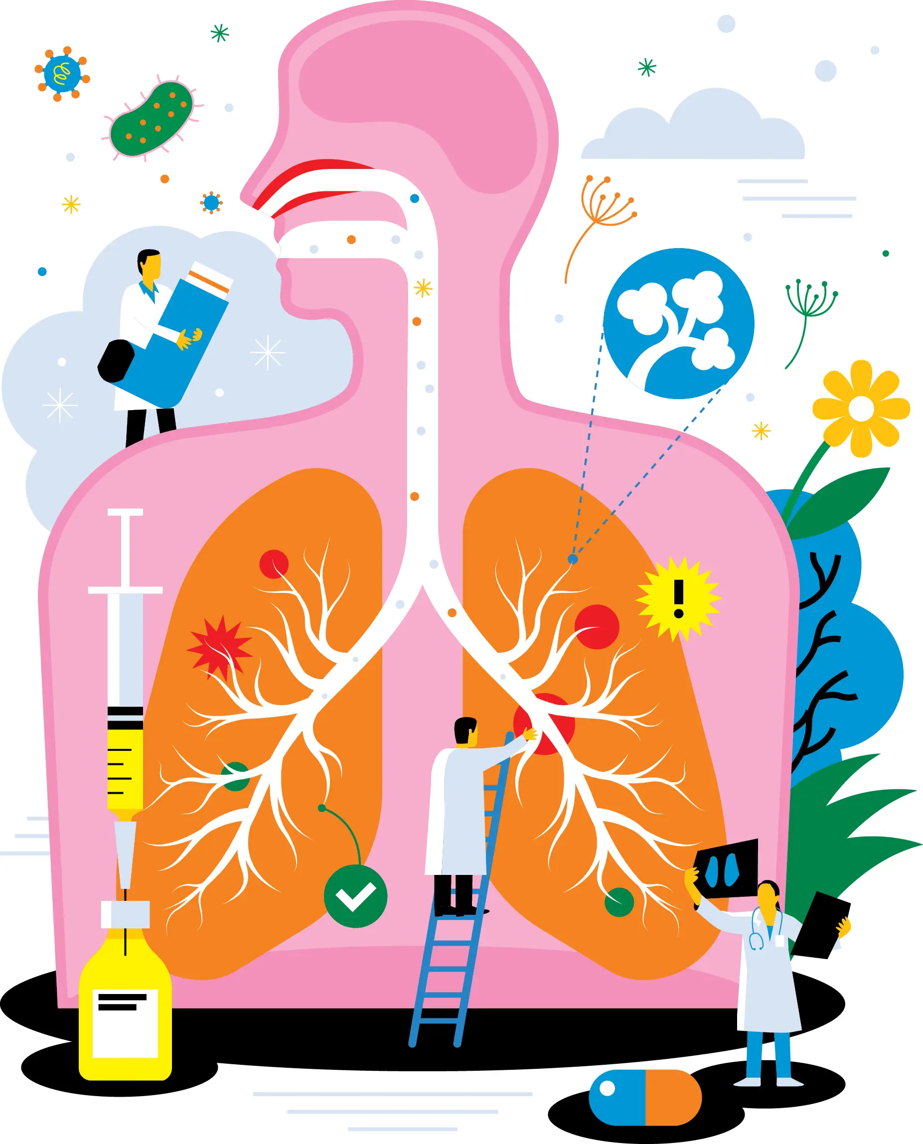 Doentes respiratórios estão em sufoco