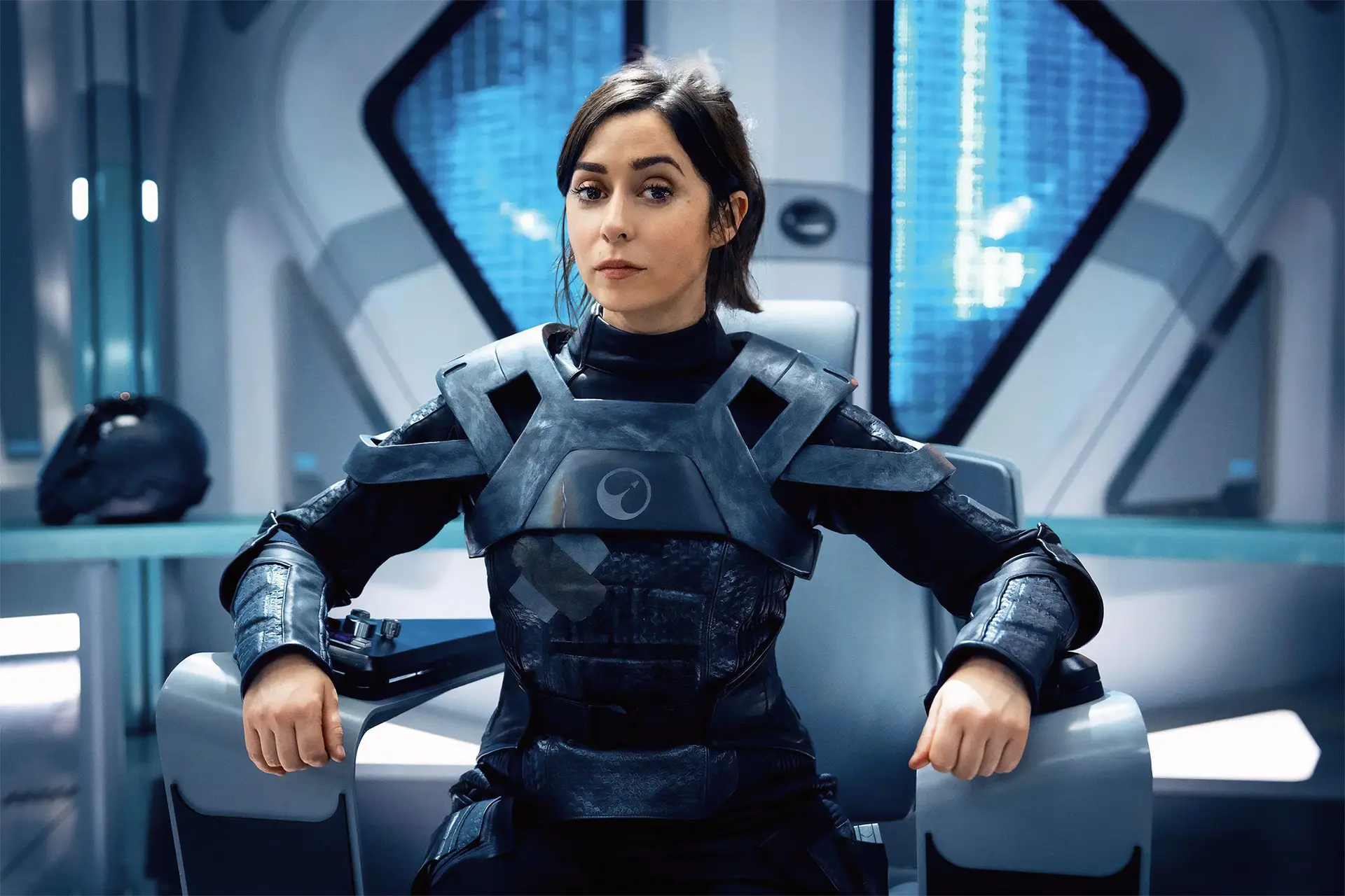 A atriz Cristin Milioti no episódio “USS Callister: Rumo ao Infinito”, o último e o mais longo desta temporada, com 90 minutos