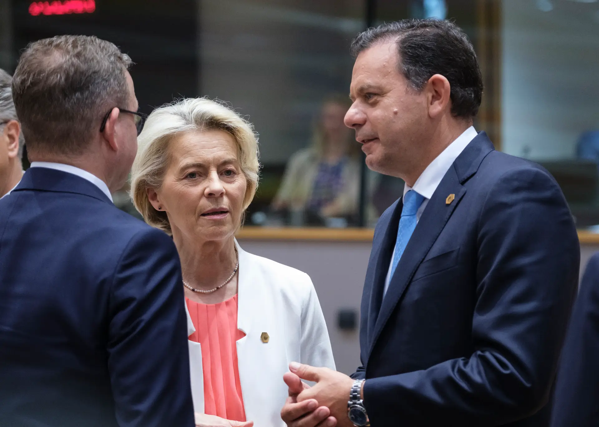 Luís Montenegro e Ursula von der Leyen 