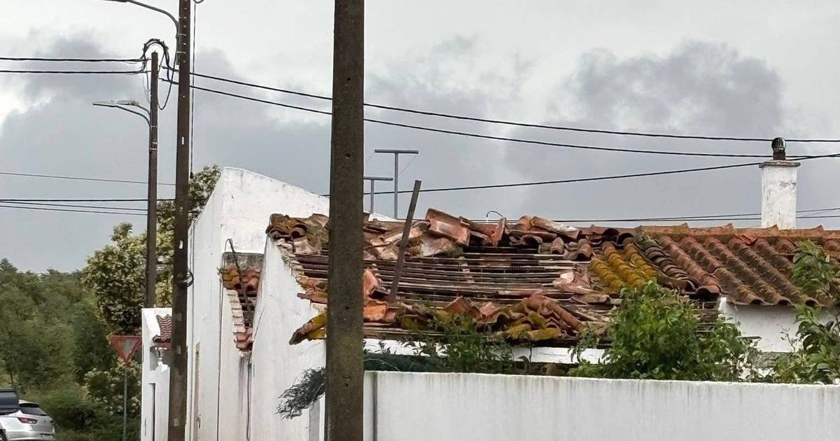 Mau tempo: ventos fortes provocam danos em telhados e infraestruturas em Beja (COM VÍDEO)