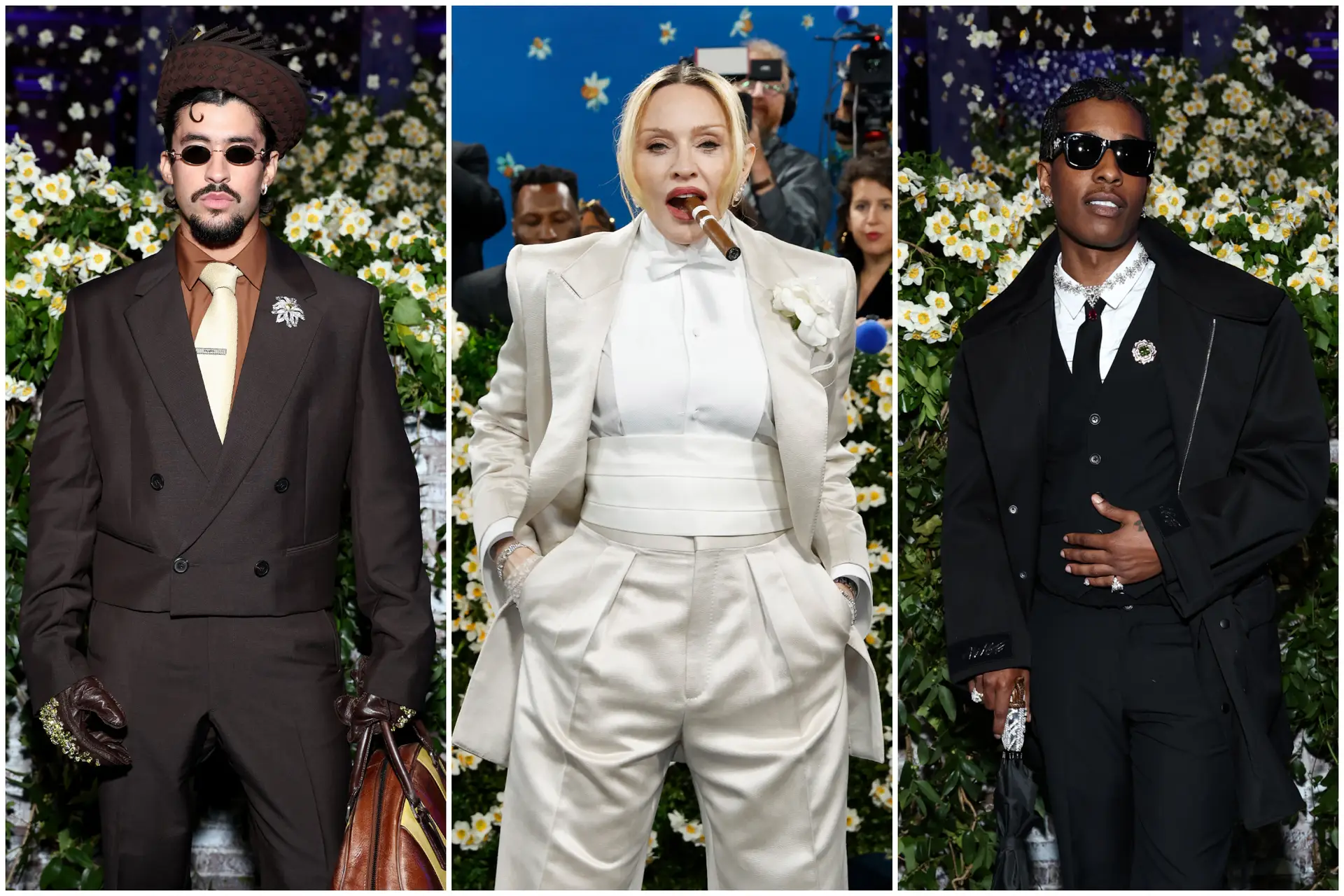 Bad Bunny, Madonna e A$AP Rocky na Met Gala 2025