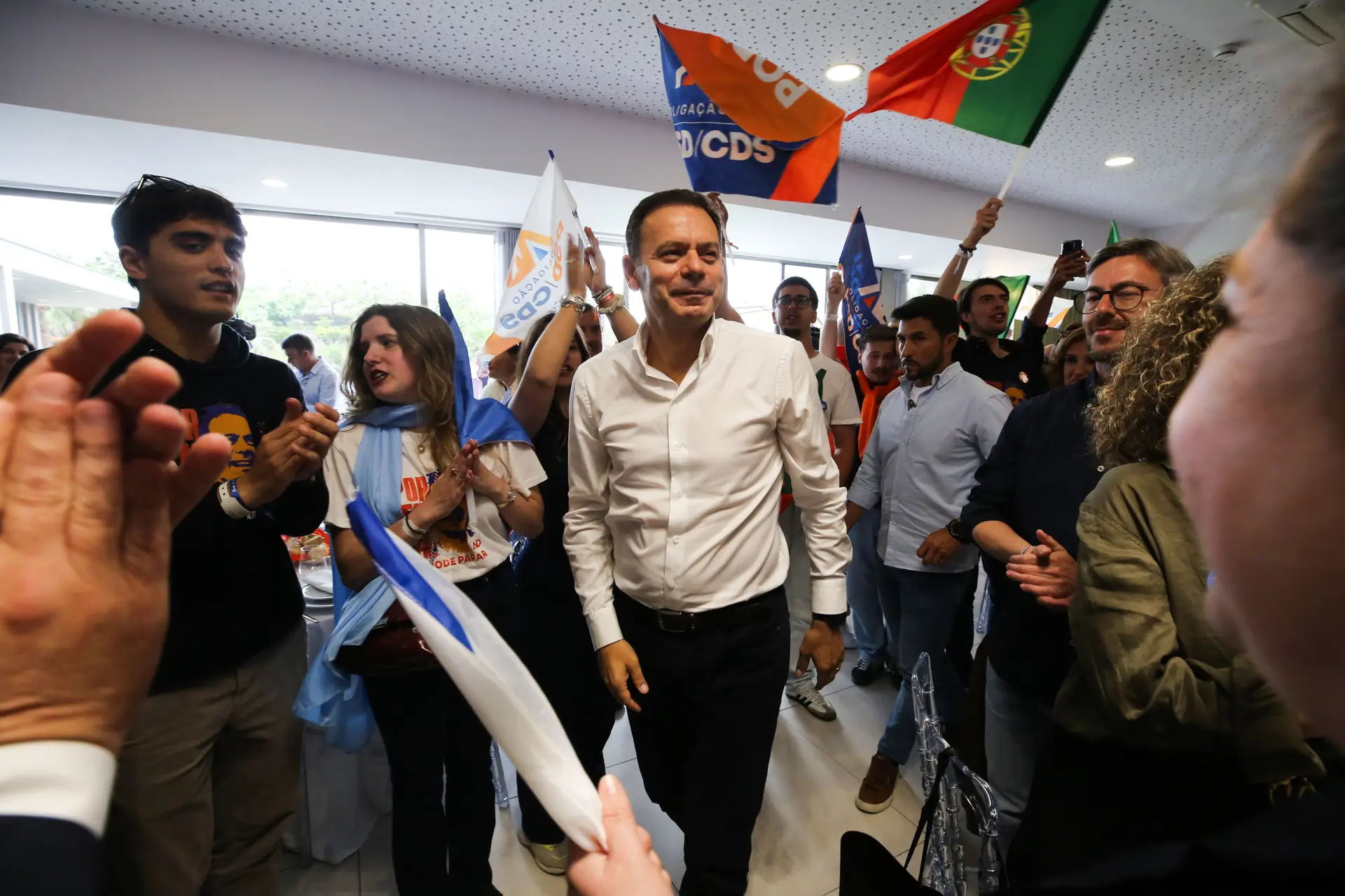 Montenegro entre o voto útil e o acordo com liberais: "É possível o diálogo, mas não temos a mesma base de pensamento"