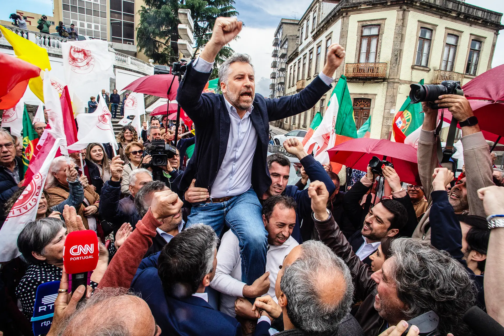 O líder do PS fez uma campanha assente em contactos populares