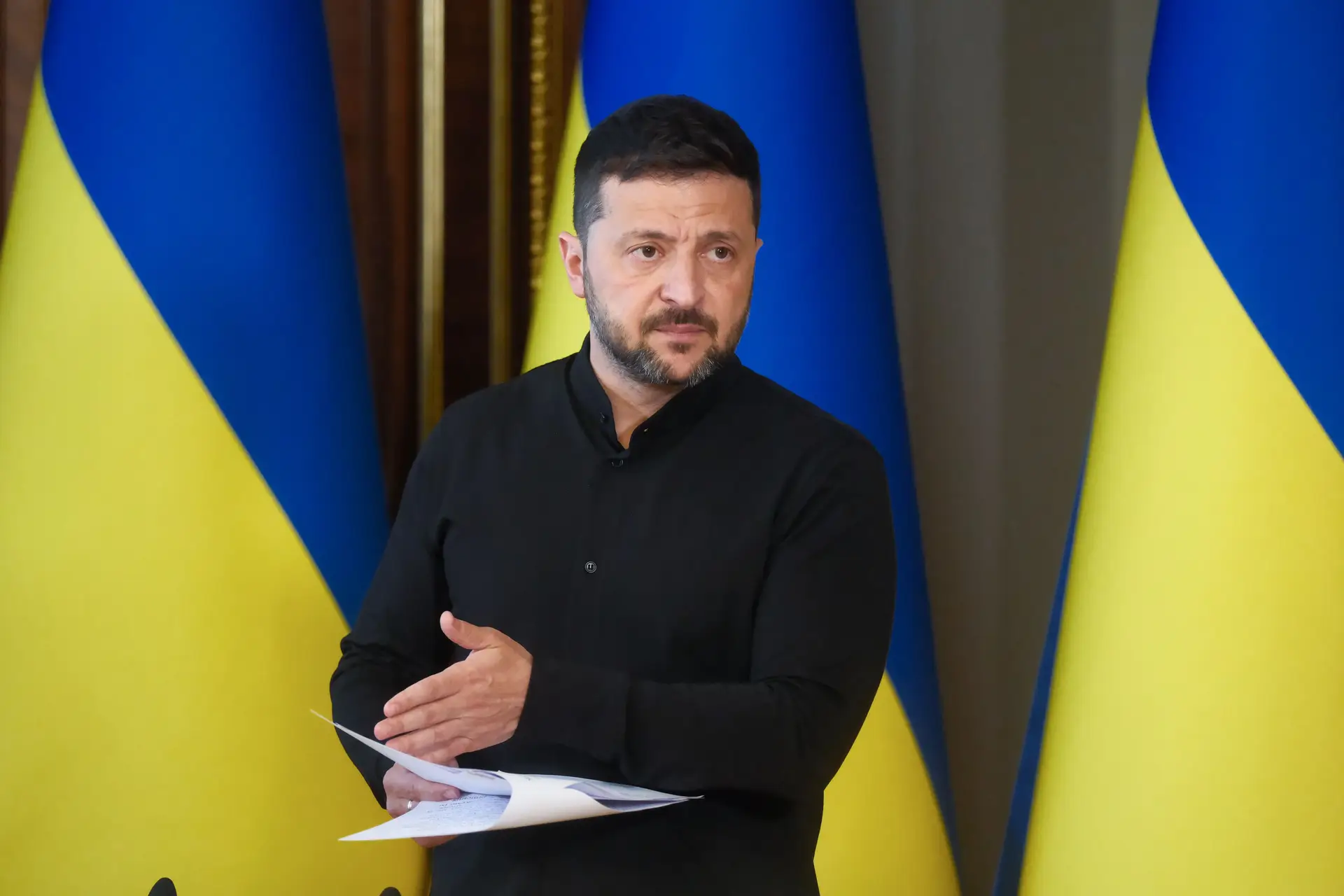 Zelensky compareceu em Istambul
