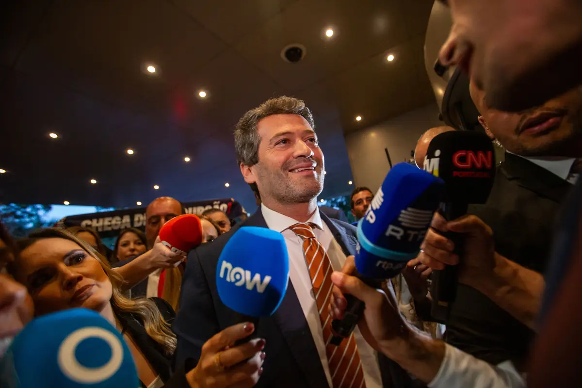 André Ventura, presidente do partido Chega