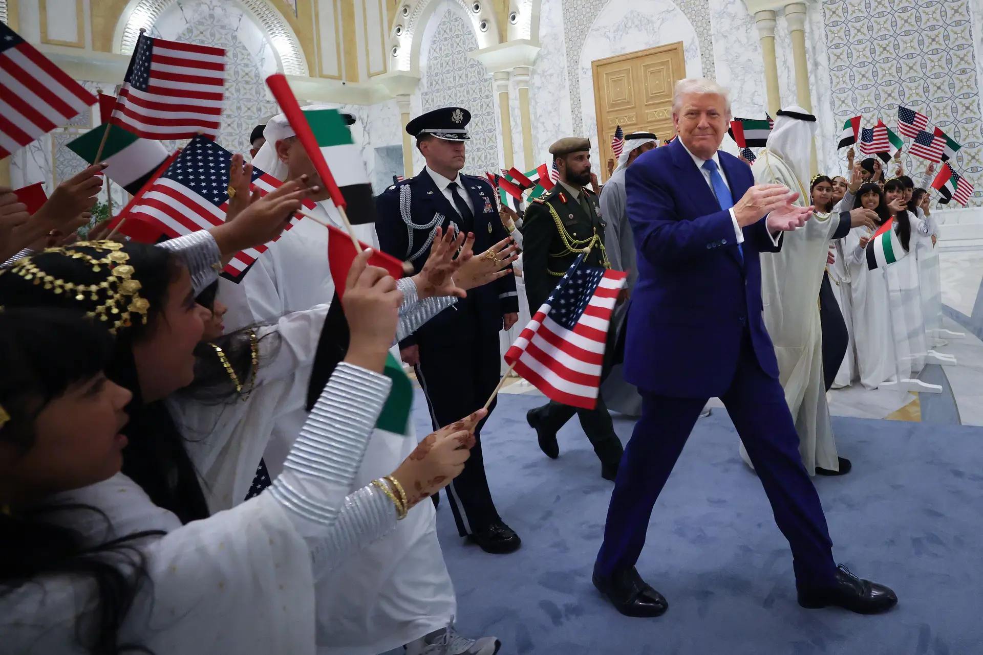 Donald Trump, nos Emirados Árabes Unidos