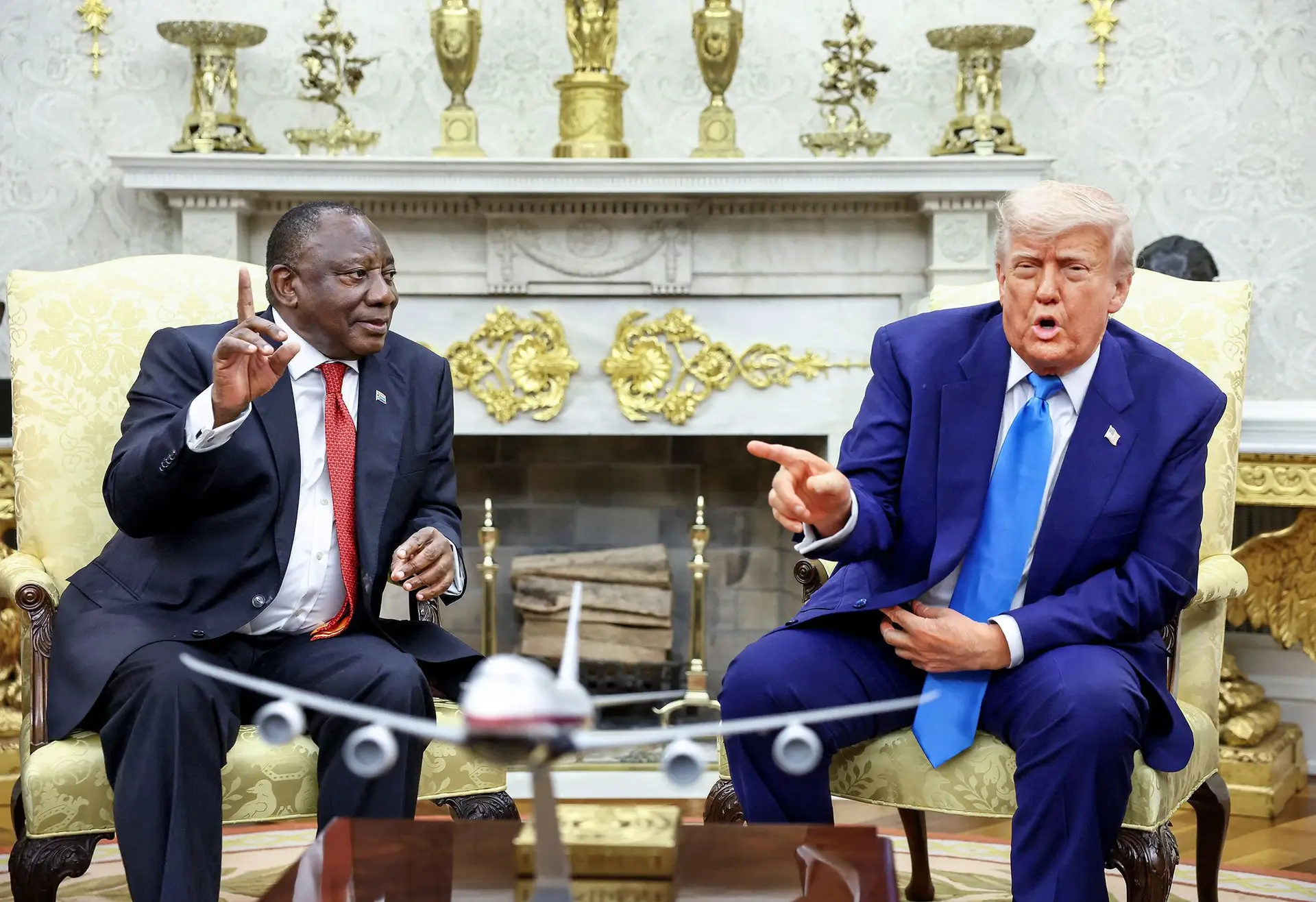 O convidado que não trazia um avião para Trump