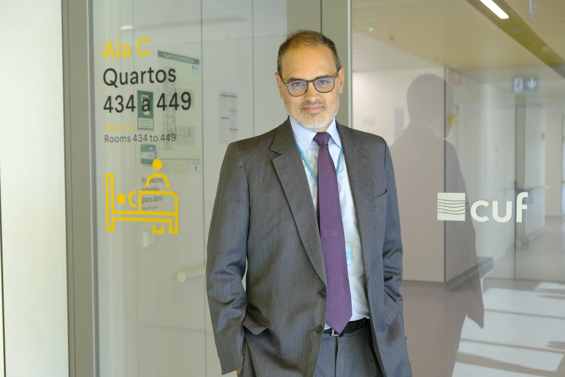 Rui Diniz, presidente executivo da CUF, fotografado no Hospital CUF Tejo