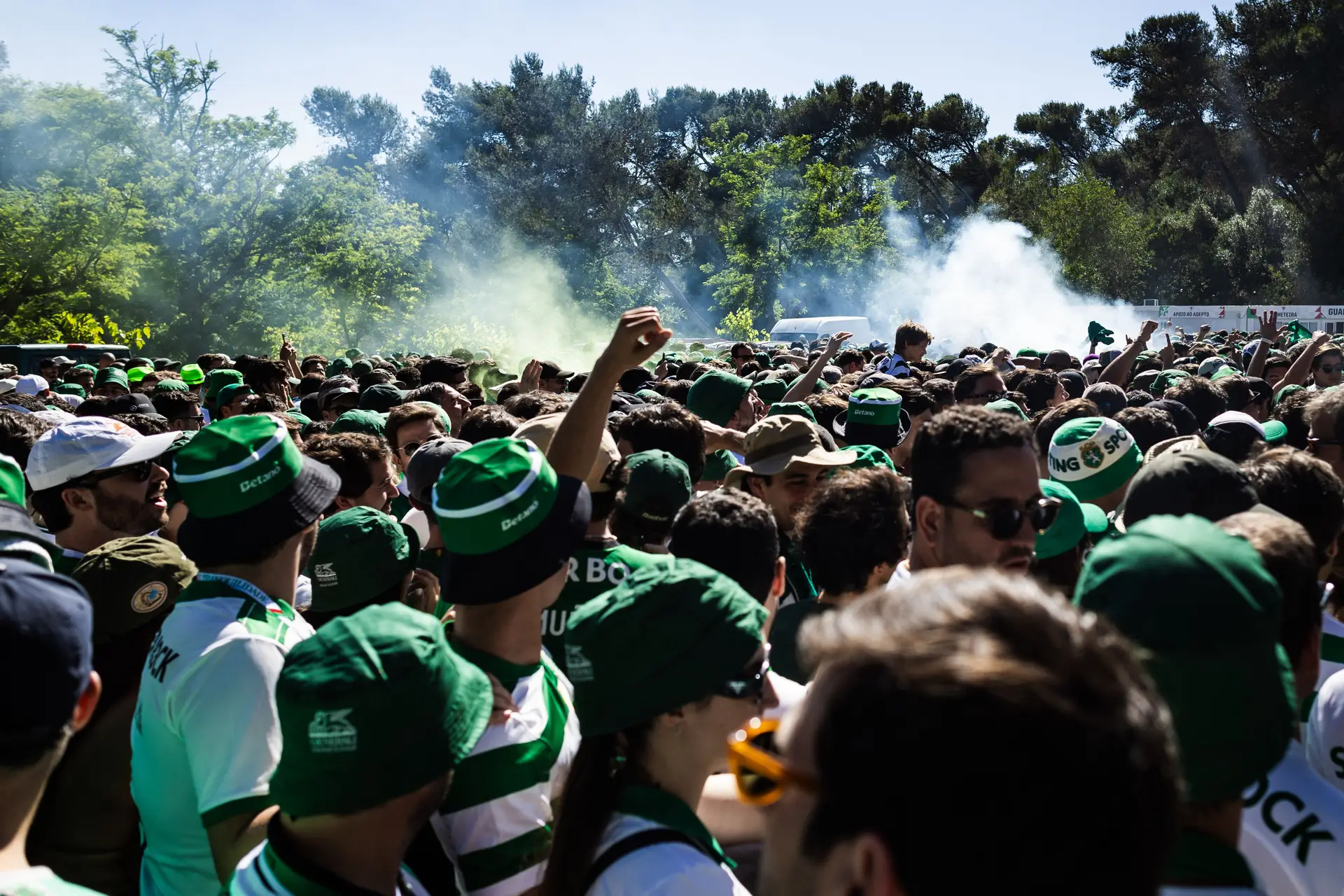 Por dentro da festa da Taça que houve antes da Taça, no Jamor