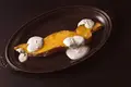 Batata-doce assada e molho de iogurte