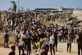 Fome e desespero durante distribuição de alimentos em Gaza