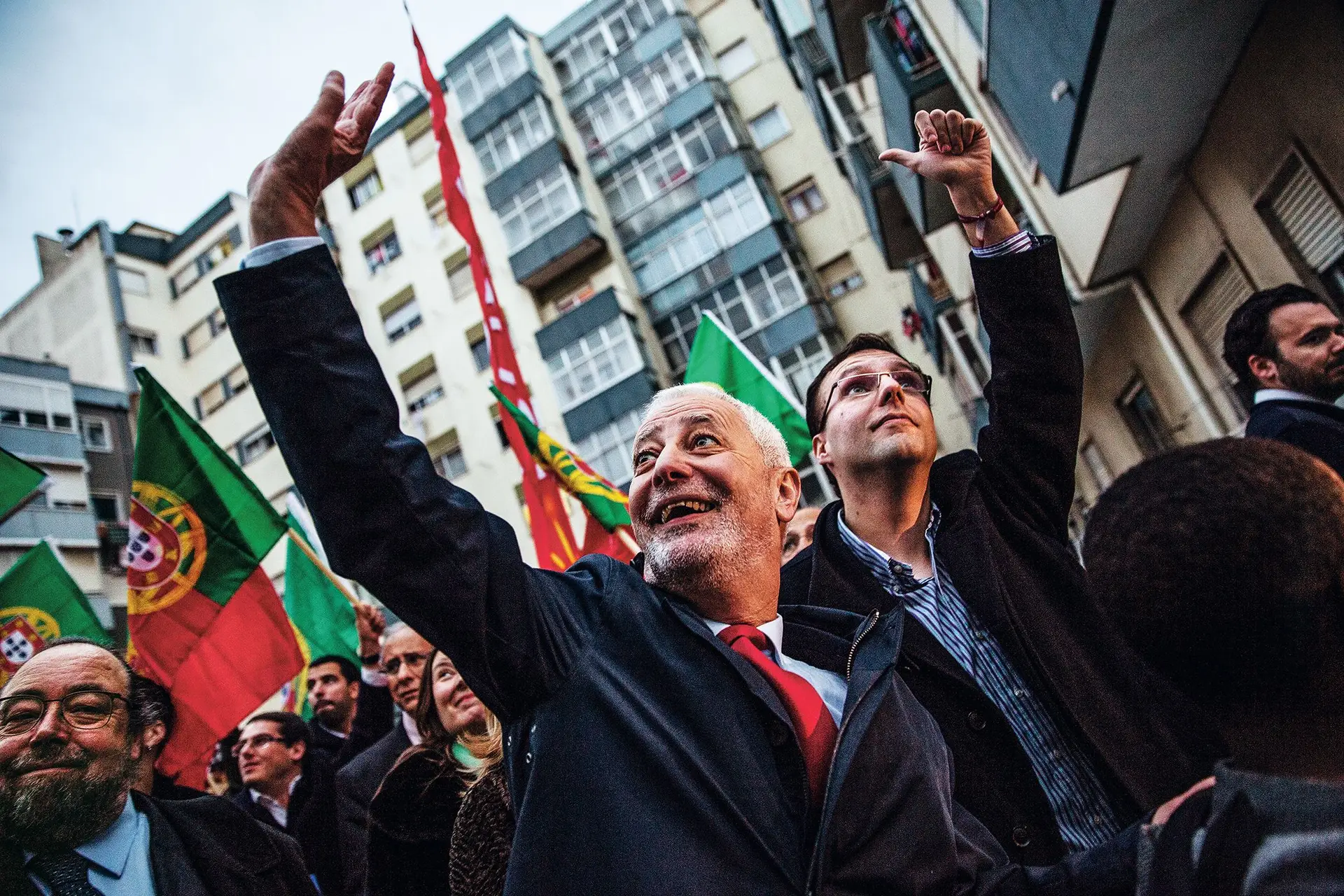 O antigo reitor da Universidade de Lisboa na sua candidatura presidencial de 2016